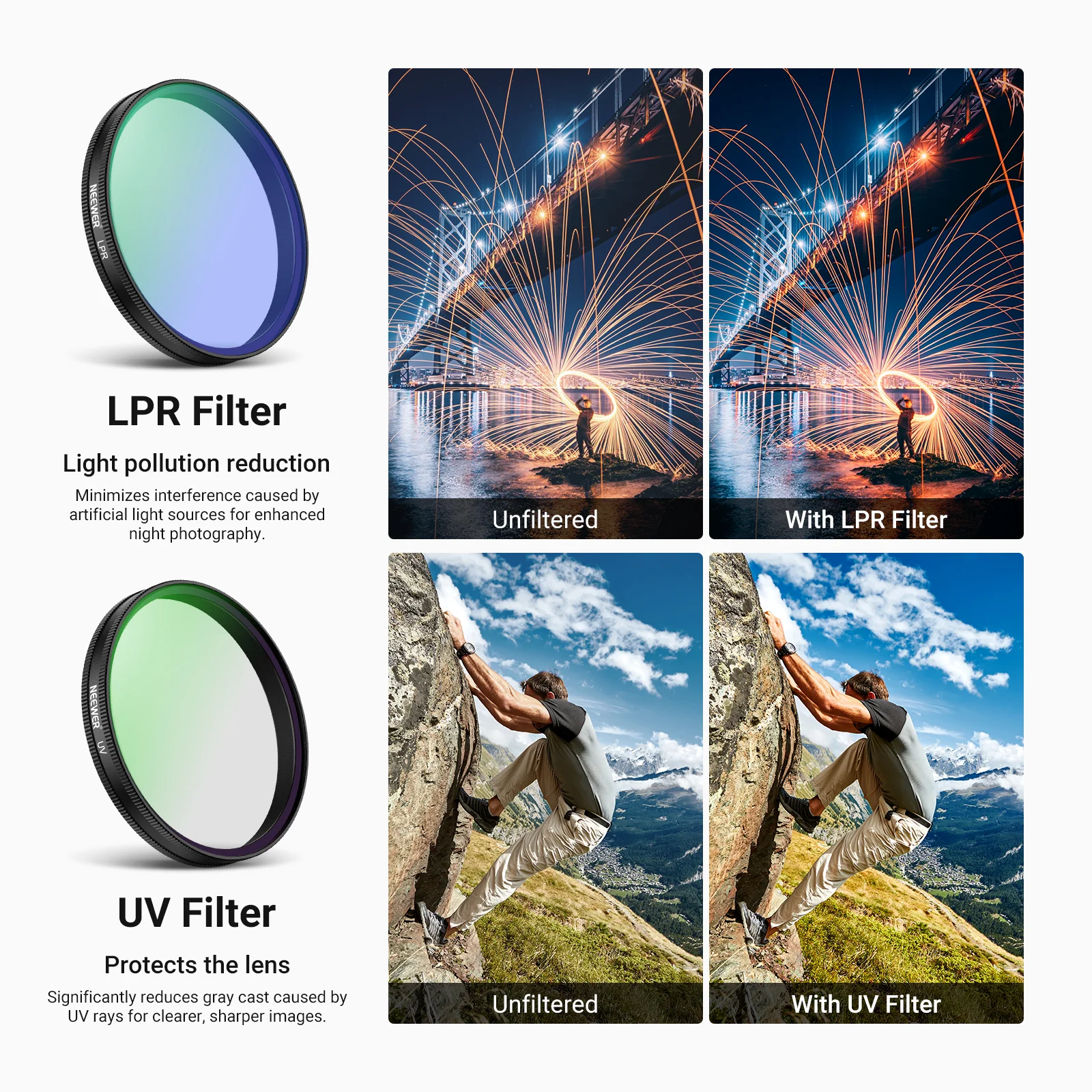 NEEWER ND/CPL Filter Set Compatible with DJI Osmo Action 6 - Image 32