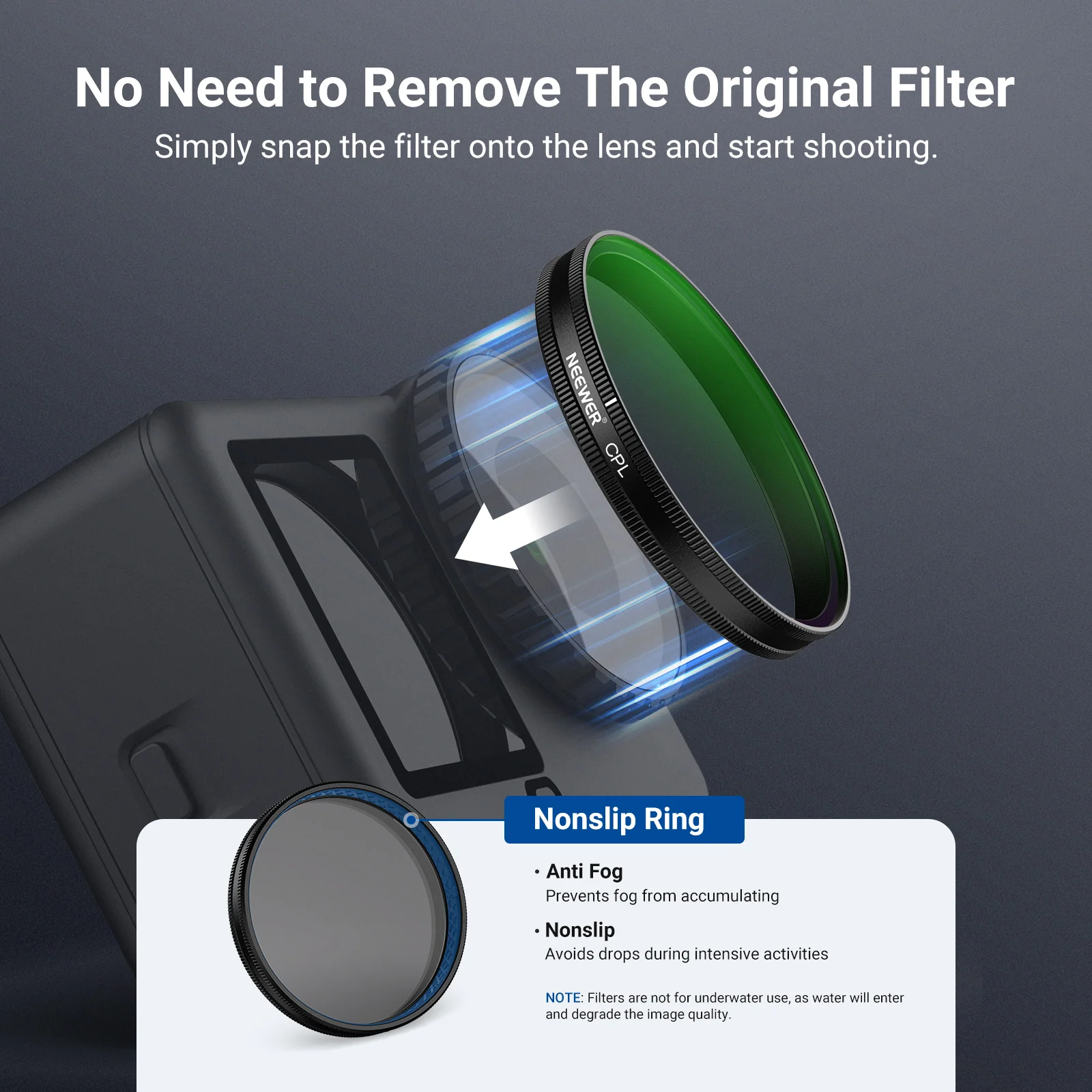 NEEWER ND/CPL Filter Set Compatible with DJI Osmo Action 6 - Image 37