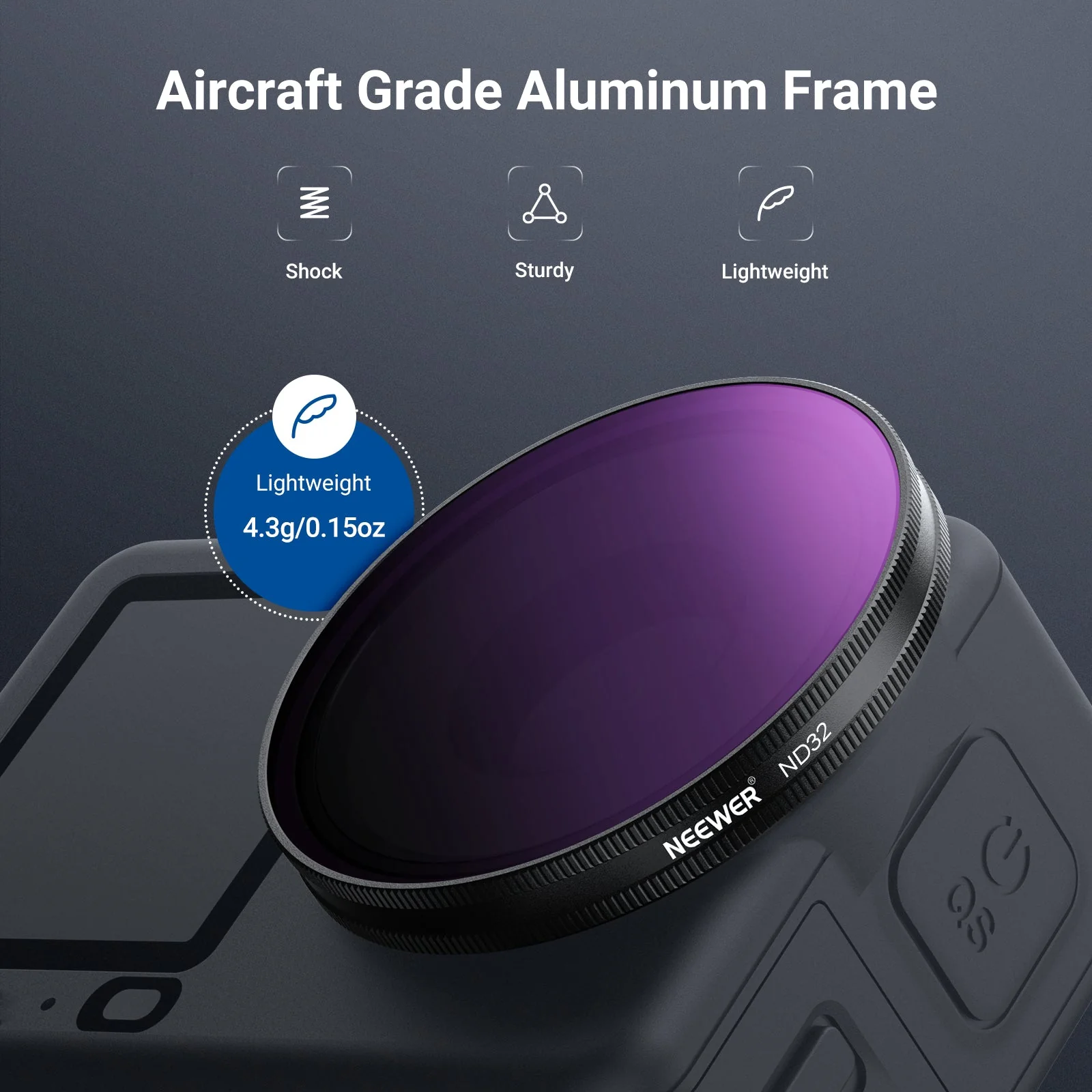 NEEWER ND/CPL Filter Set Compatible with DJI Osmo Action 6 - Image 7
