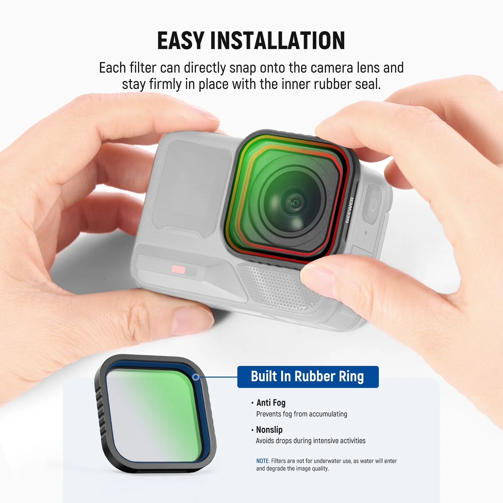 NEEWER FL-C19/FL-C20/FL-C21 Filter Set For Insta360 Ace Pro/Ace Pro 2 - Image 15
