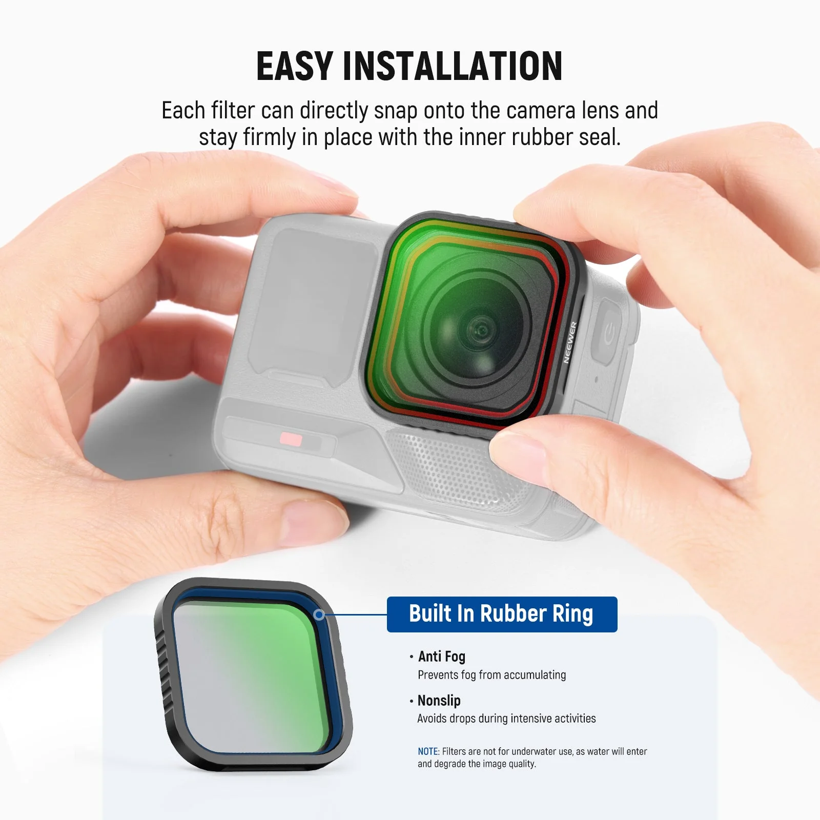 NEEWER FL-C19/FL-C20/FL-C21 Filter Set For Insta360 Ace Pro/Ace Pro 2 - Image 24