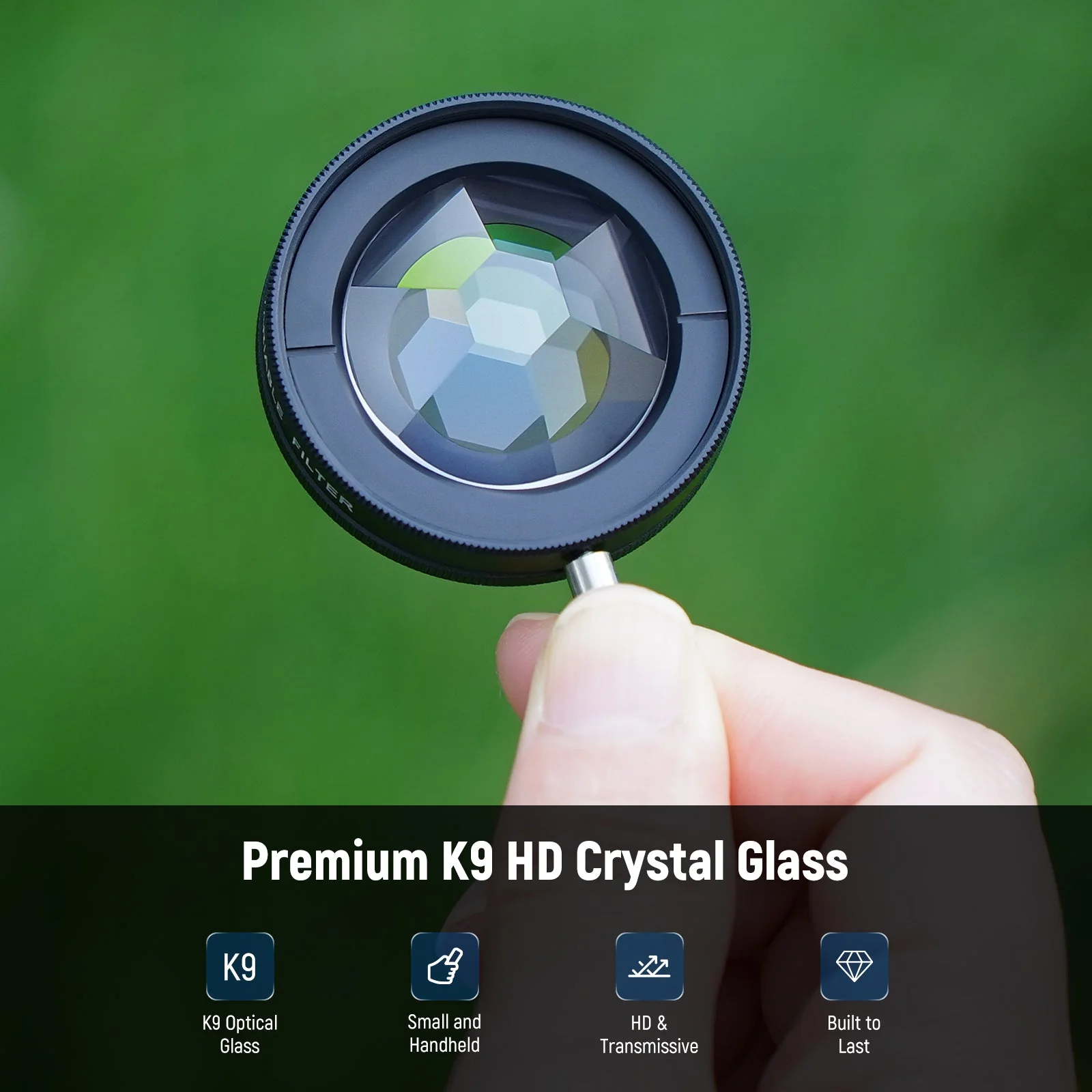 NEEWER FL-101 37mm Kaleidoscope Prism Filter with Phone Clip - Image 2