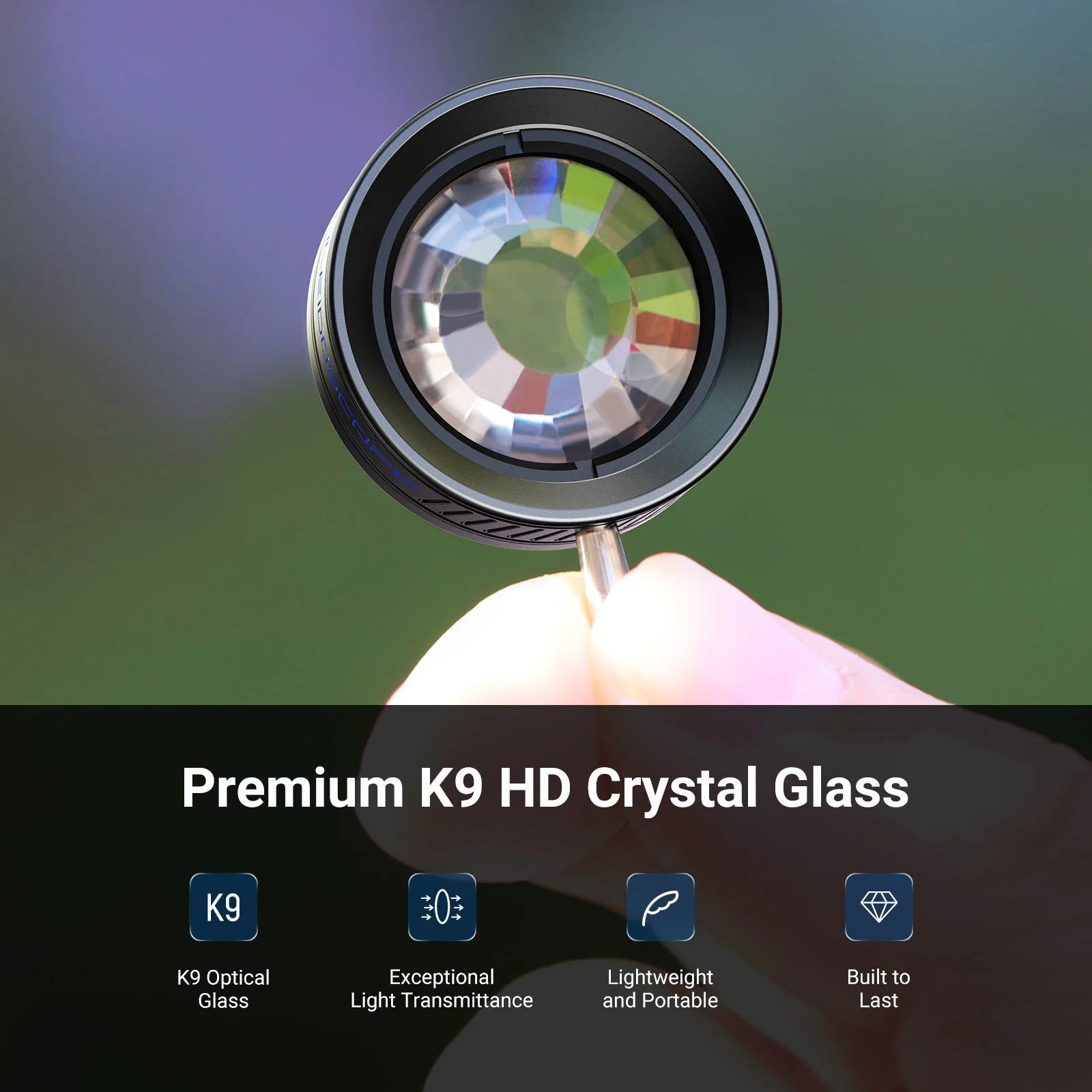 NEEWER FL-102 24mm Kaleidoscope Filter with Phone Clip - Image 2