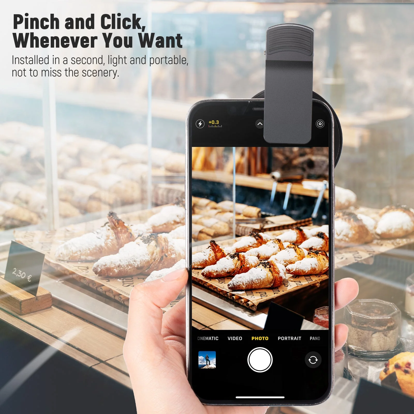 NEEWER FL-26 52mm CPL Filter With Clip for Phone/Samsung - Image 5