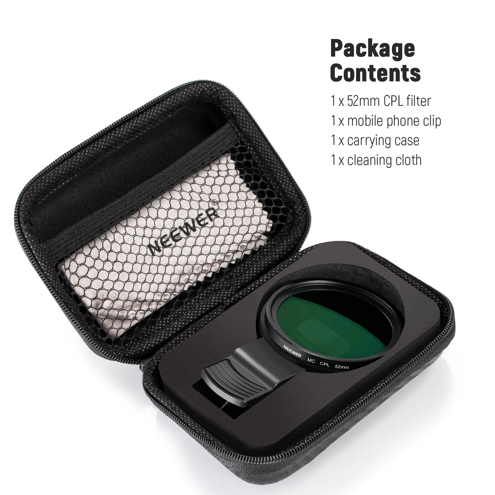 NEEWER FL-26 52mm CPL Filter With Clip for Phone/Samsung - Image 8