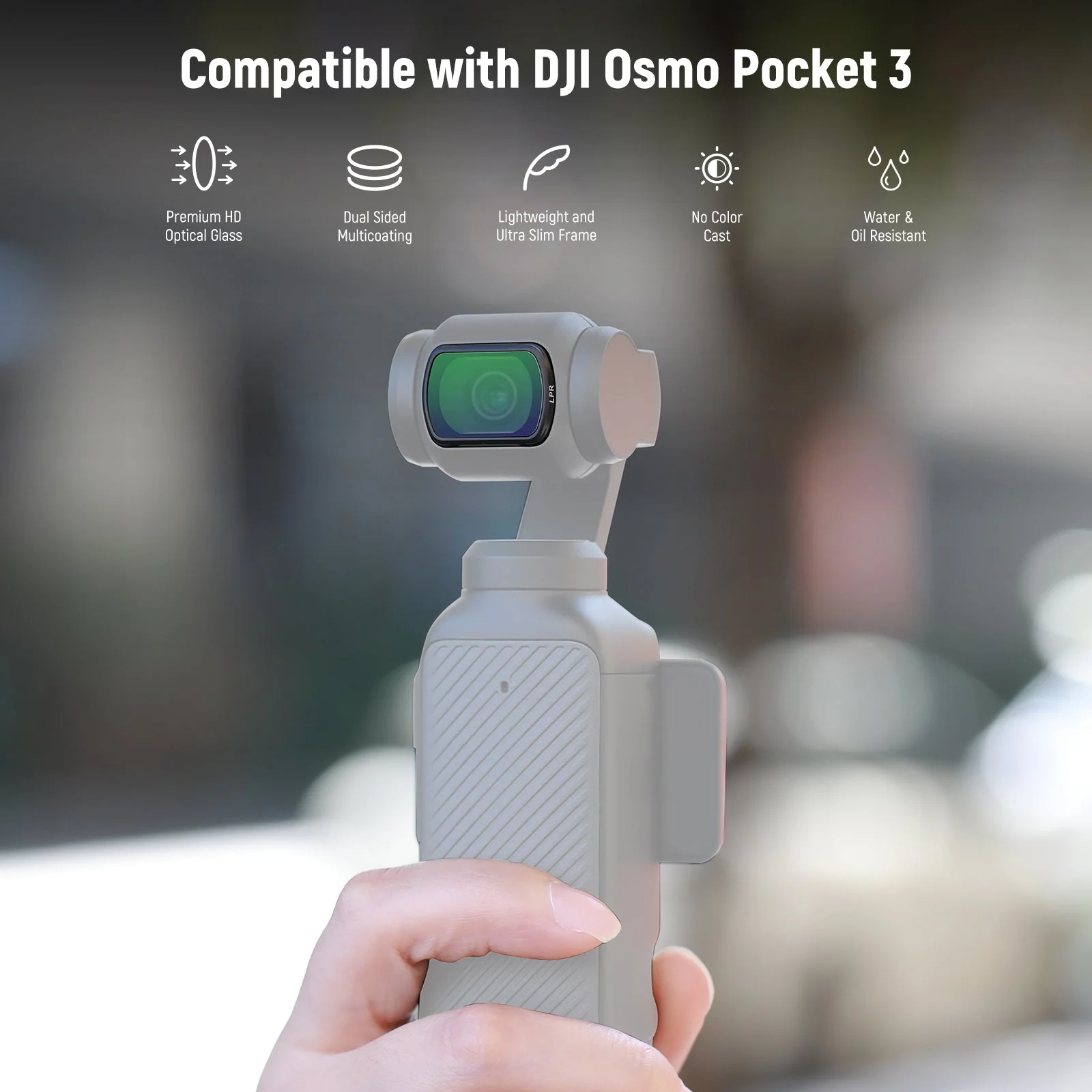 NEEWER FL-63 Light Pollution Reduction Filter For Pocket 3 / Pocket 4 - Image 2