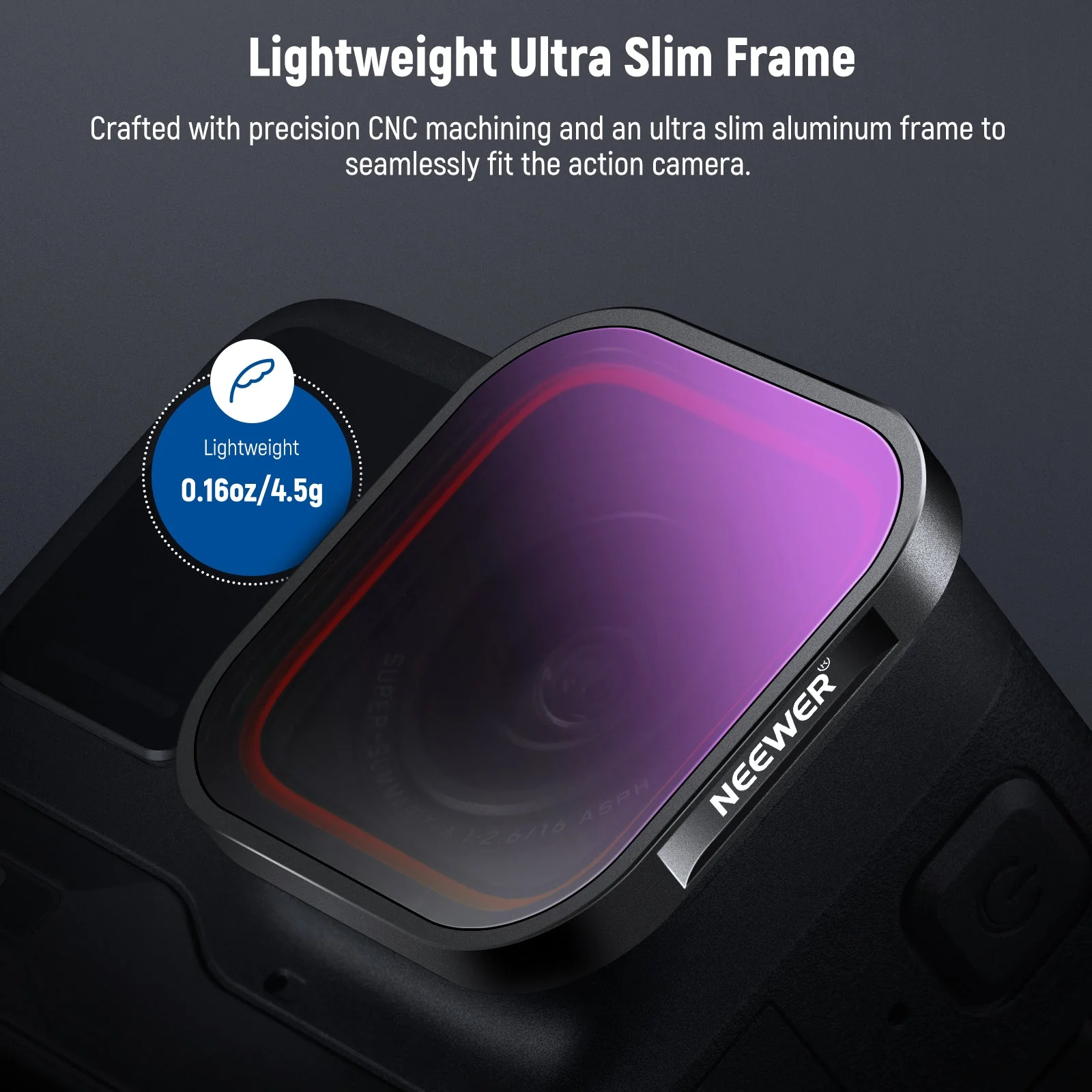 NEEWER FL-85 4 Pack ND/PL Filter Set Compatible with Insta360 ACE PRO - Image 6