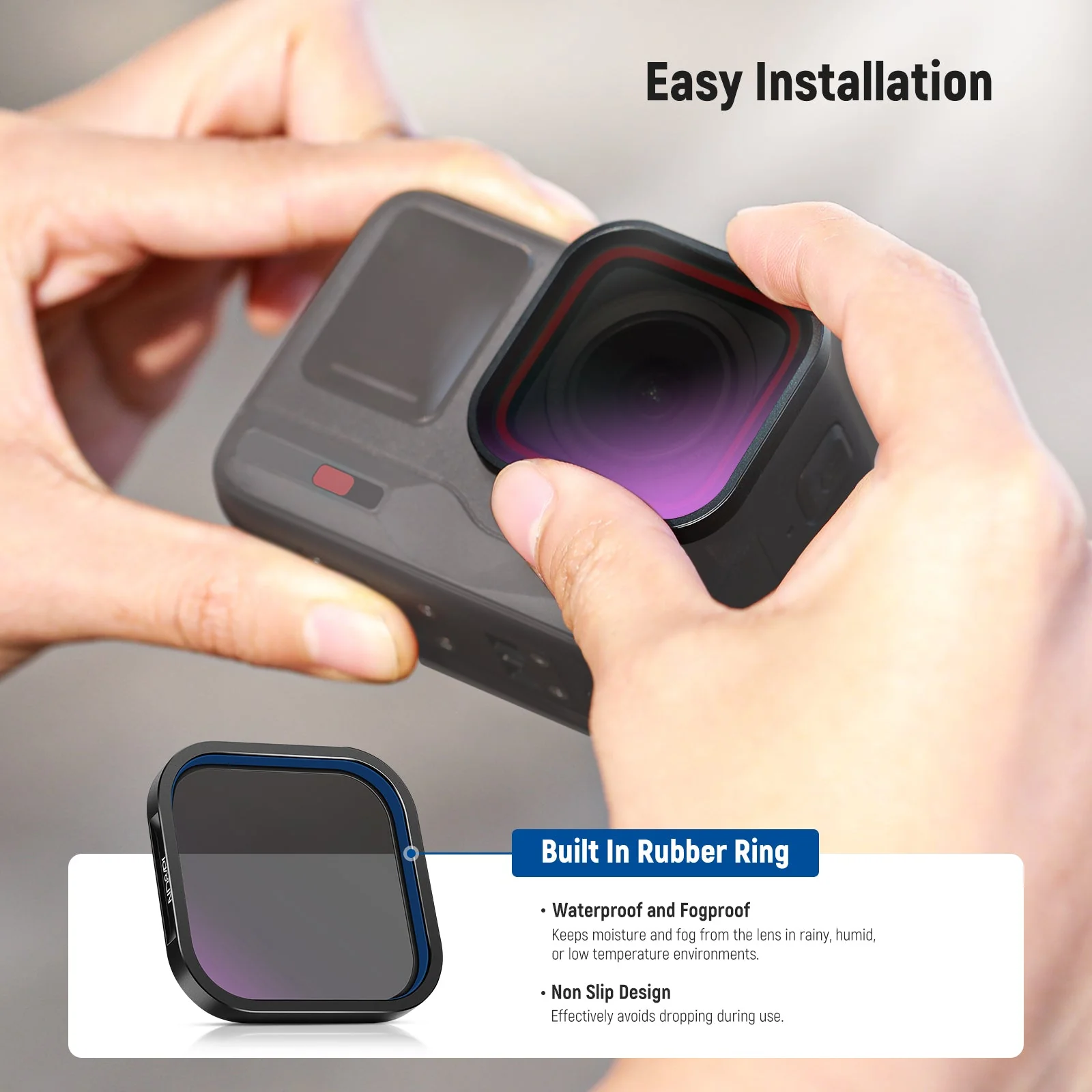 NEEWER FL-85 4 Pack ND/PL Filter Set Compatible with Insta360 ACE PRO - Image 7