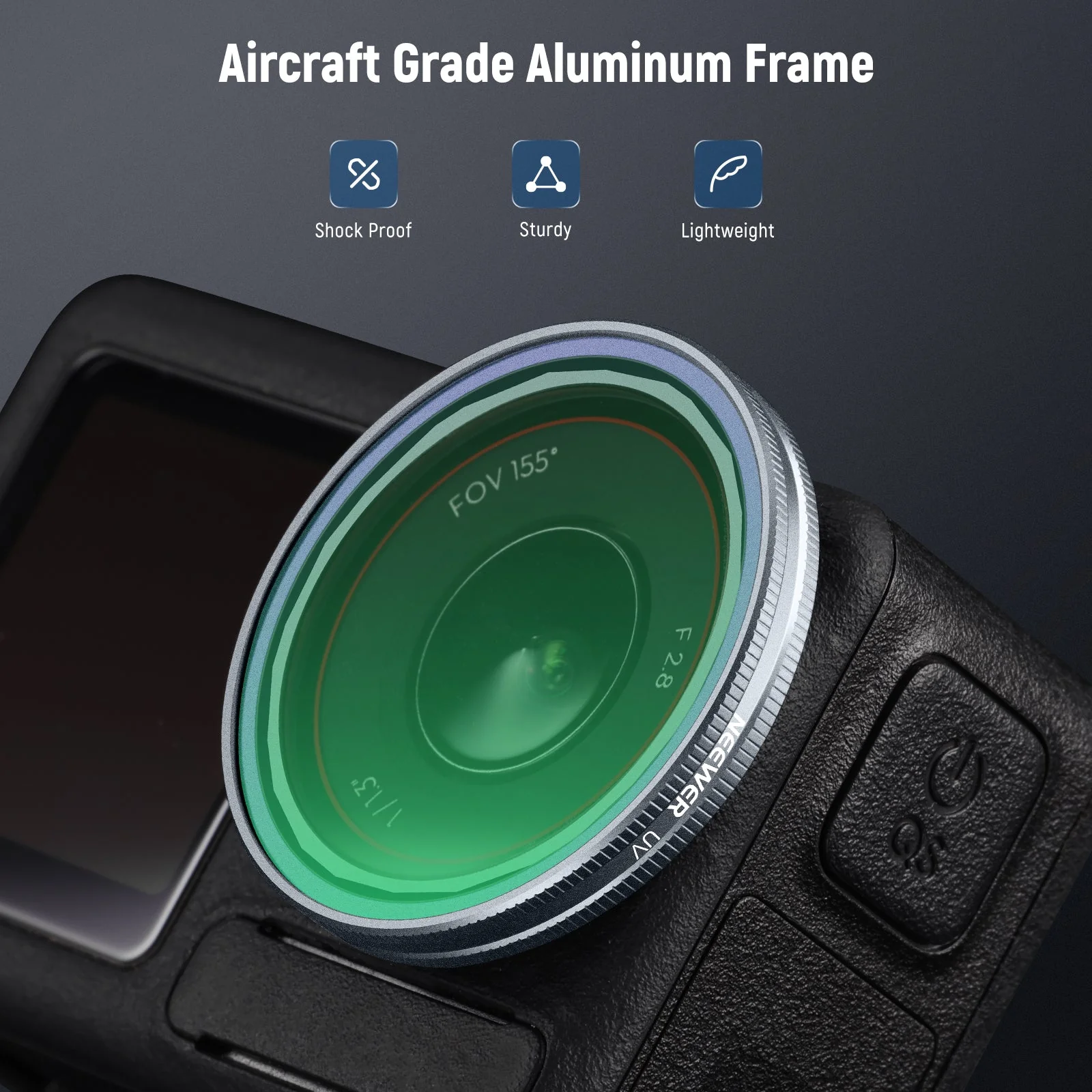 NEEWER FL-A70 UV Filter For DJI Osmo Action 5 Pro/4/3 - Image 6