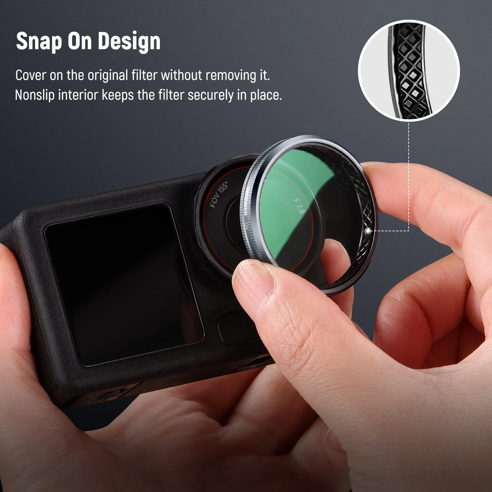 NEEWER FL-A70 UV Filter For DJI Osmo Action 5 Pro/4/3 - Image 7