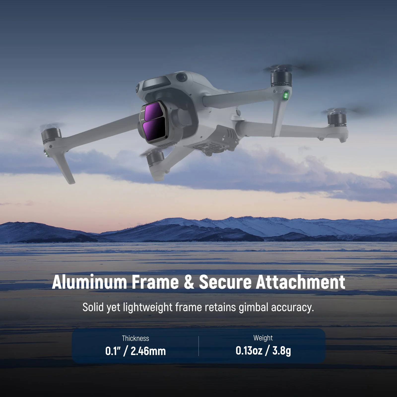 NEEWER FL-A85/FL-A86 ND CPL Filter Set Compatible with DJI Air 3S - Image 6