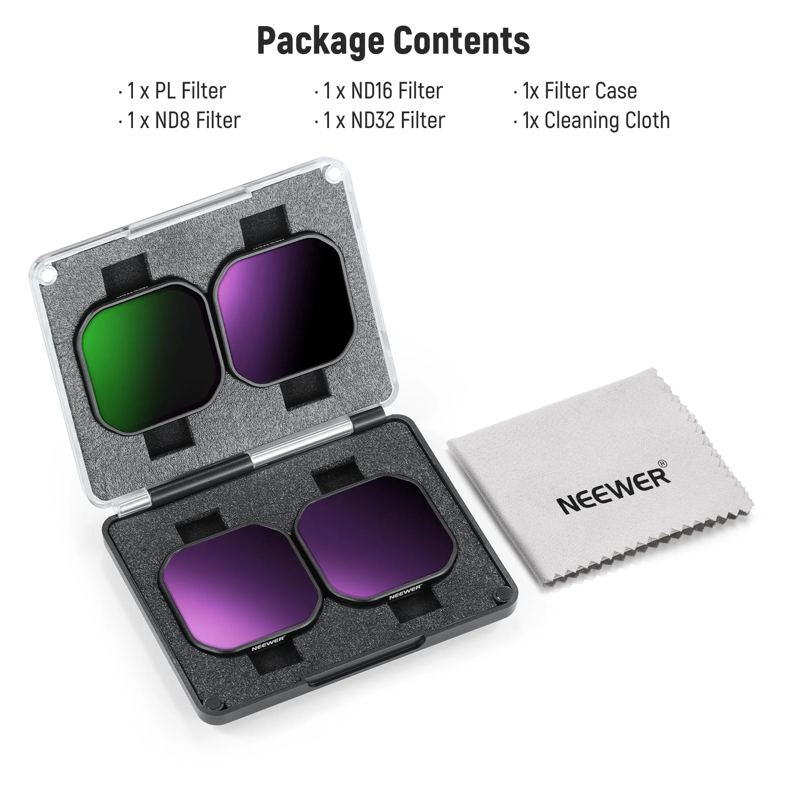 NEEWER FL-A95 PL/ND8/ND16/ND32 Filter Set For Insta360 Ace Pro 2 - Image 8