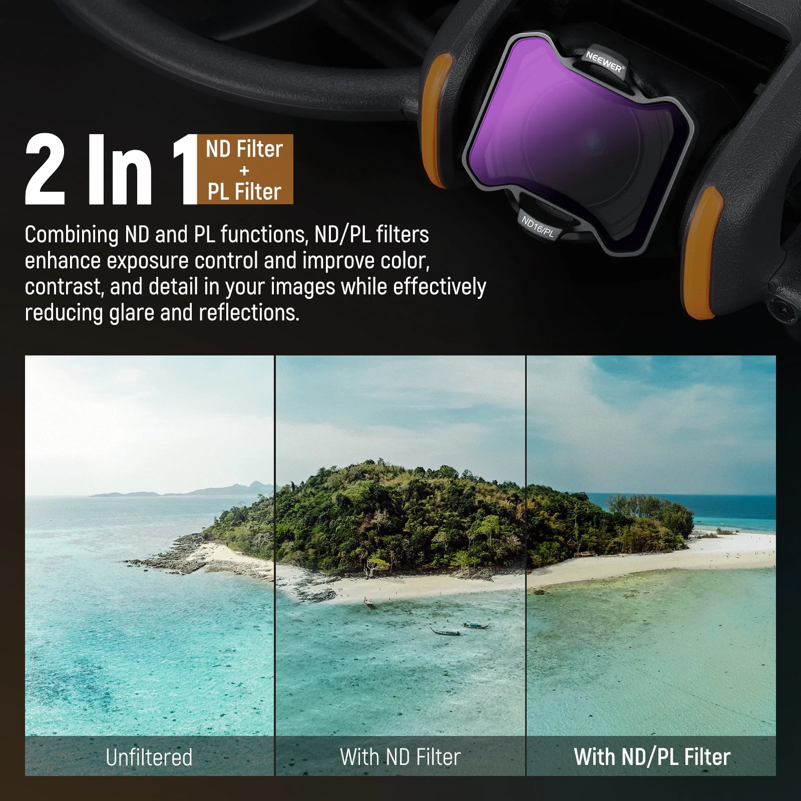 NEEWER 4-Pack Filter Set for DJI Avata 2 - Image 3