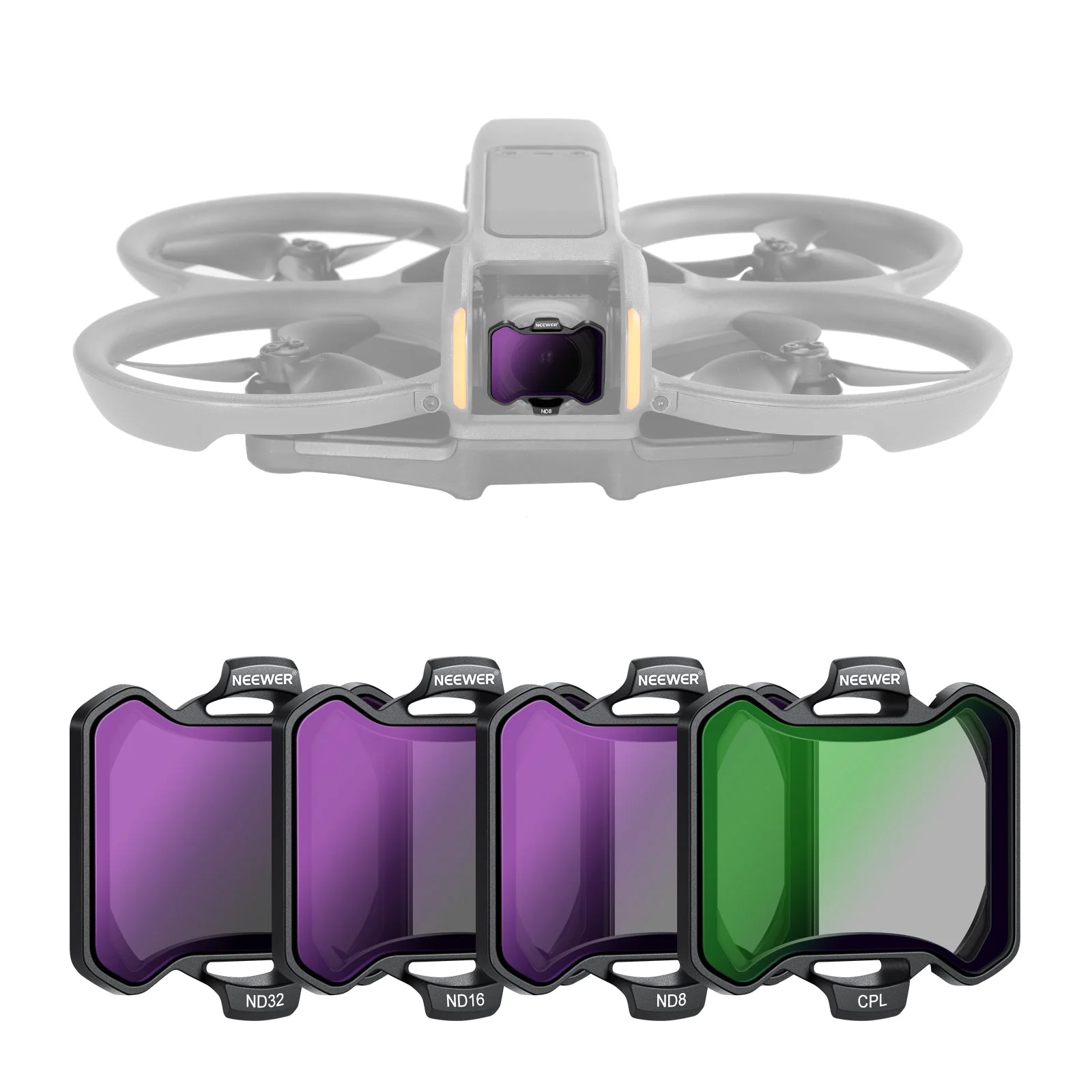 NEEWER 4-Pack Filter Set for DJI Avata 2 - Image 9