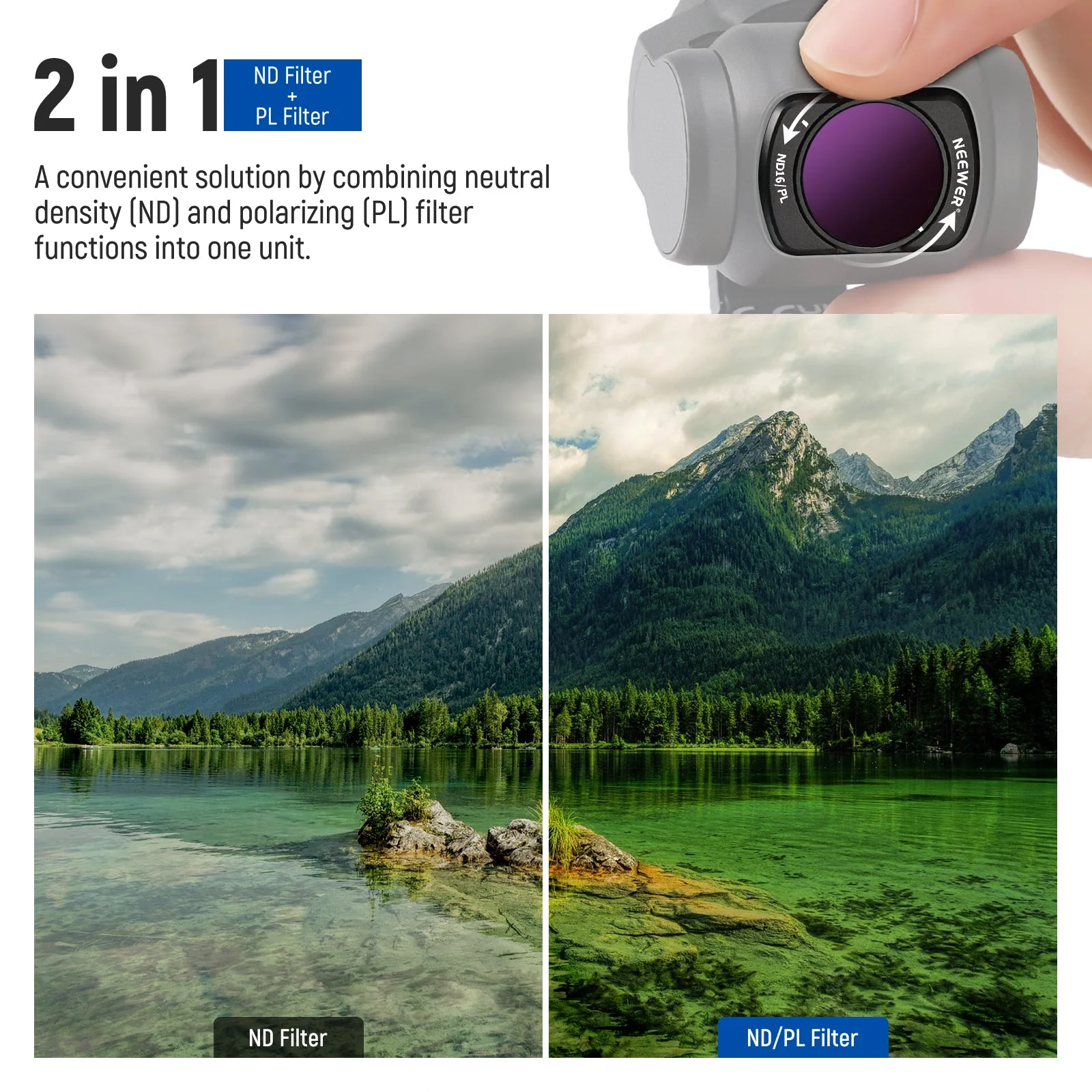 NEEWER FL-B06 16-Pack Filter Set for DJI Osmo Pocket 3 - Image 4
