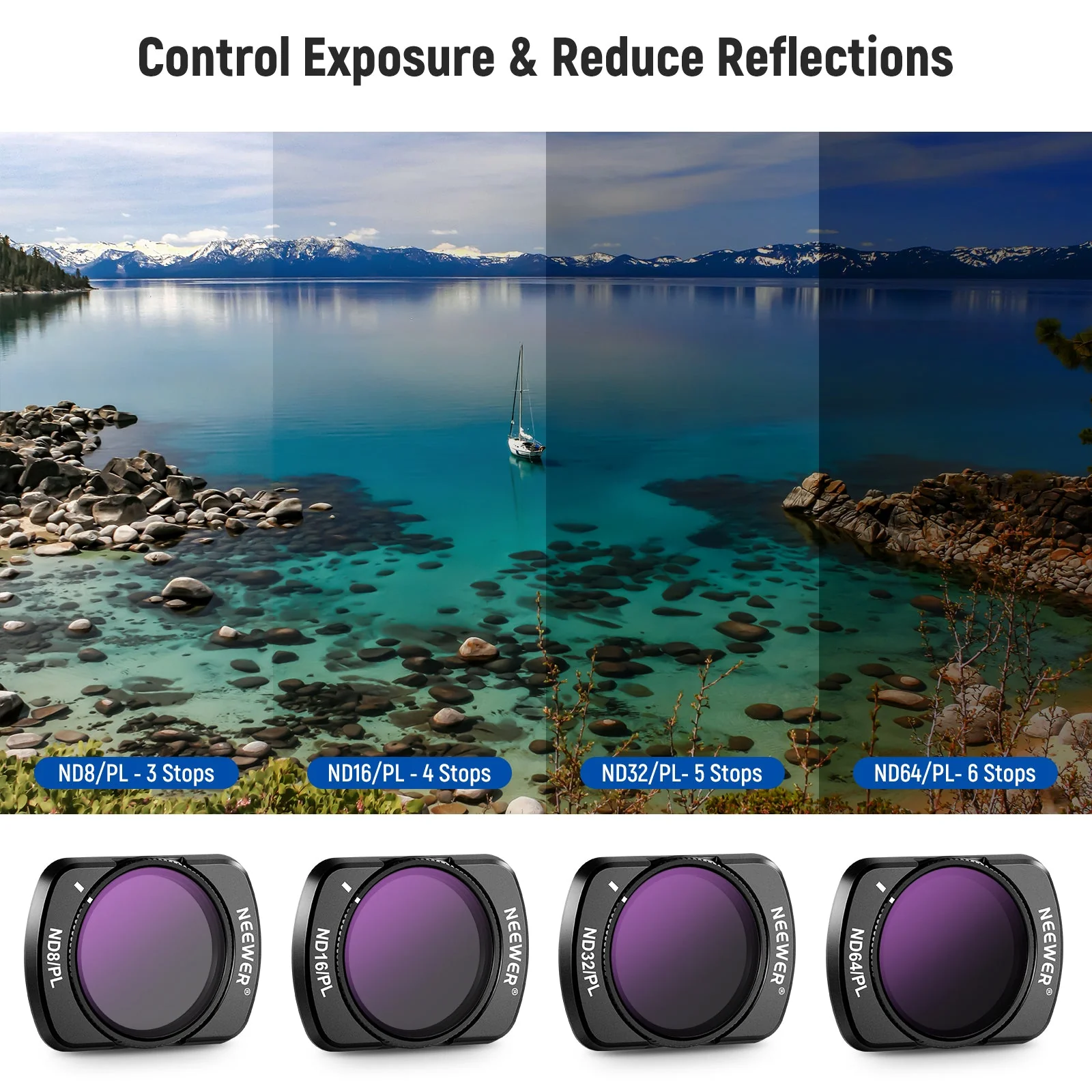 NEEWER FL-B06 16-Pack Filter Set for DJI Osmo Pocket 3 - Image 5