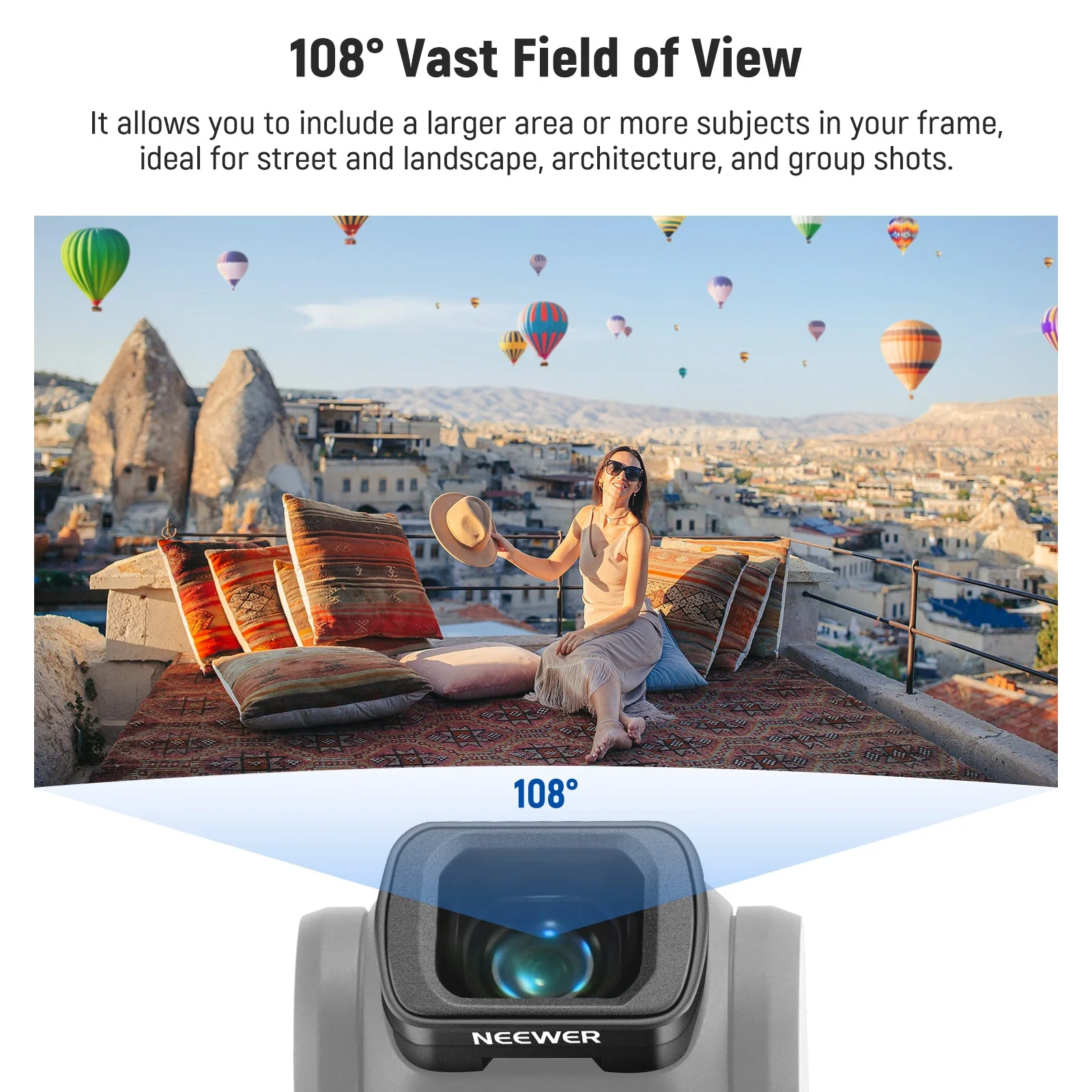 NEEWER FL-B07 ND/PL Filter & 0.75X Wide Angle Lens Set for Pocket 3 / Pocket 4 - Image 3