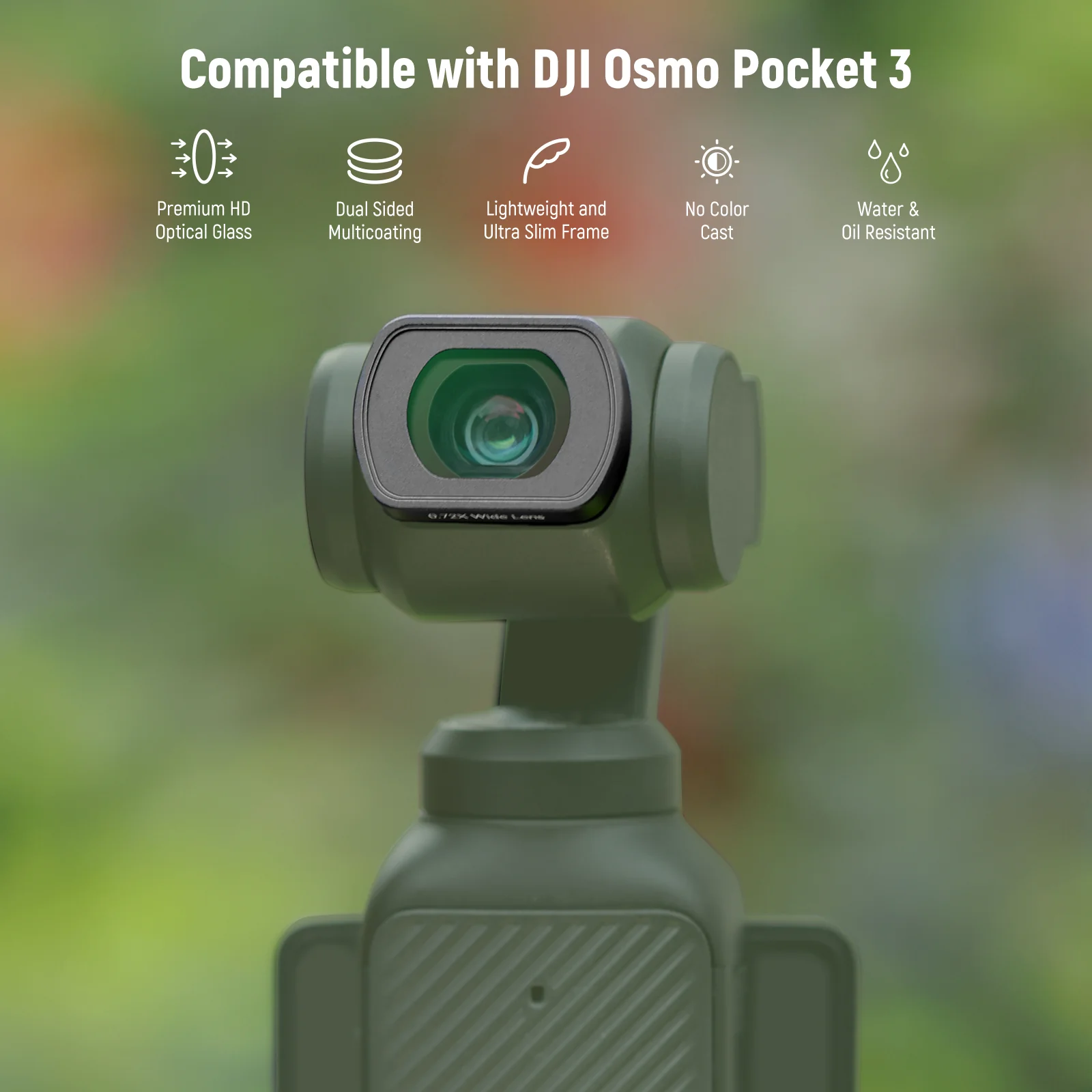 NEEWER Filter & Wide Angle Lens Set for DJI Osmo Pocket 3 / Pocket 4 - Image 14