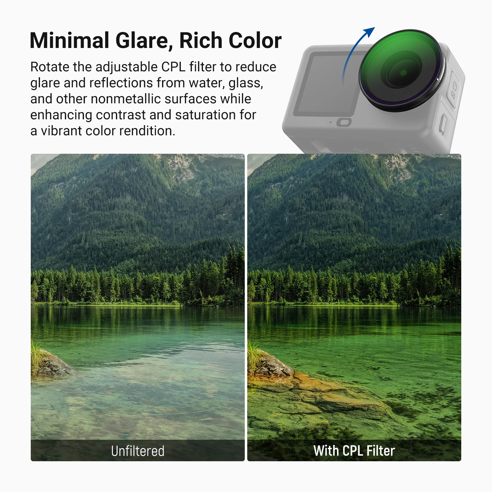 NEEWER FL-B100 Screw On Filter Set For DJI Osmo Action 6 - Image 19
