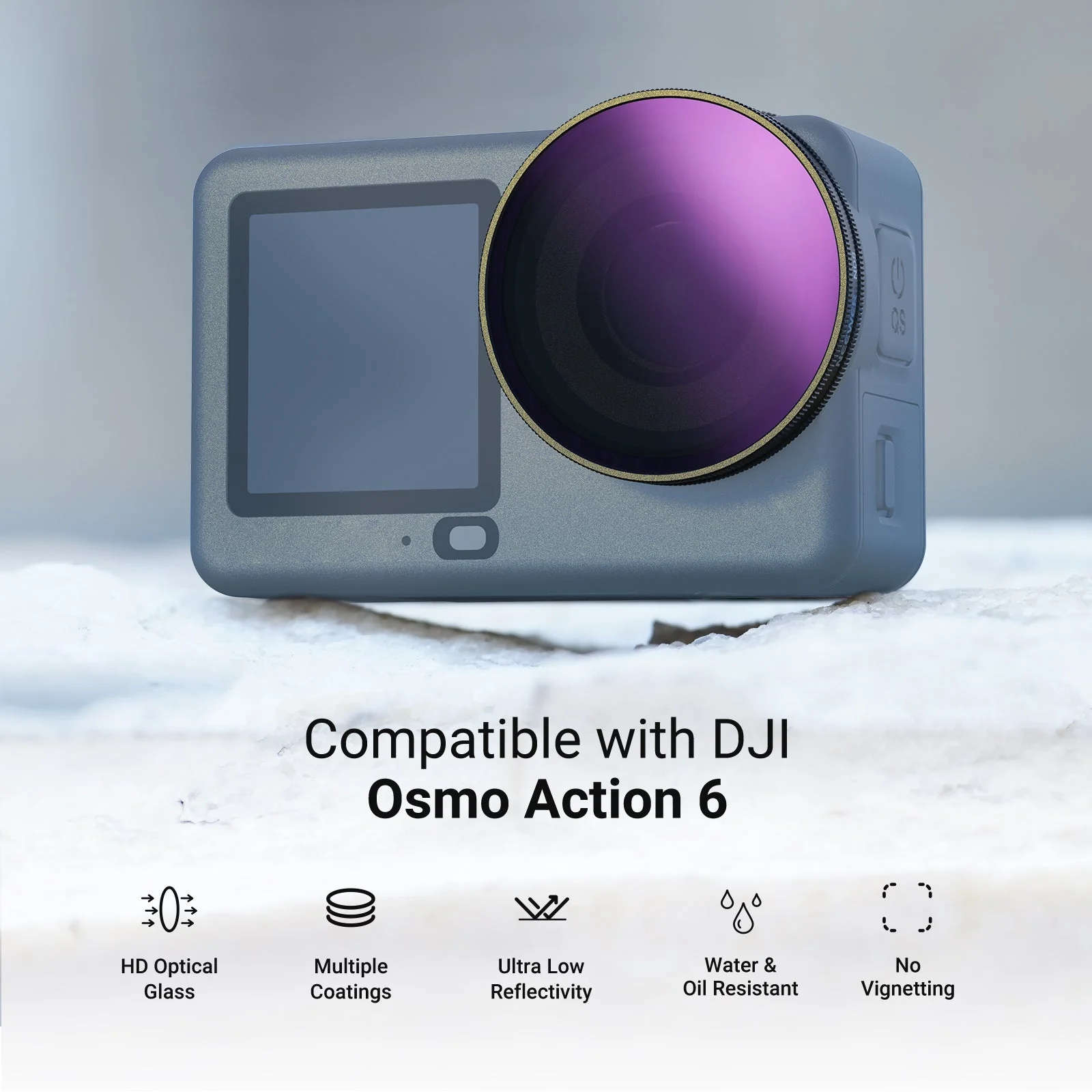 NEEWER FL-B100 Screw On Filter Set For DJI Osmo Action 6 - Image 2