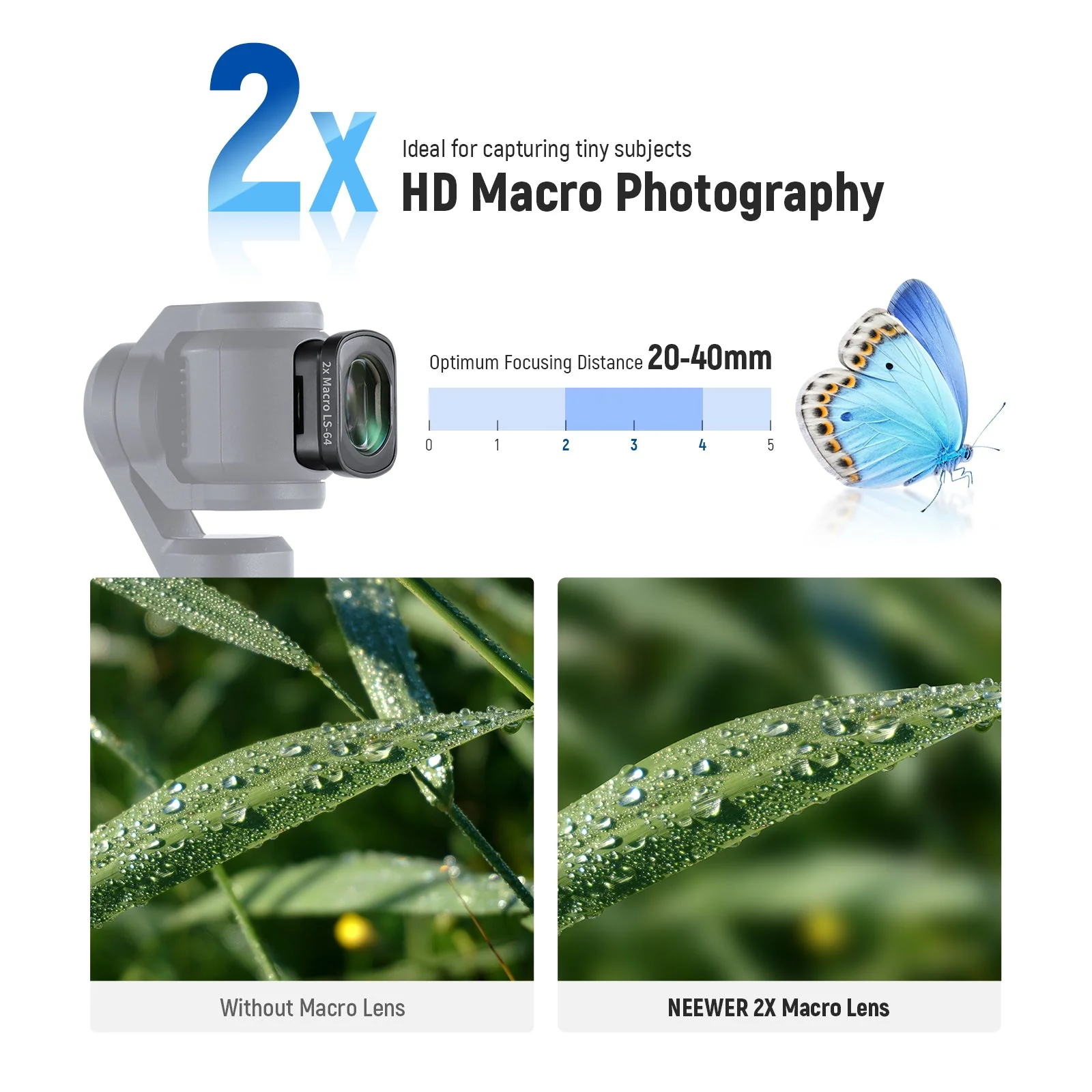 NEEWER FL-B27/FL-B28 Filter & Lens Set for DJI Osmo Pocket 3 / Pocket 4 - Image 12