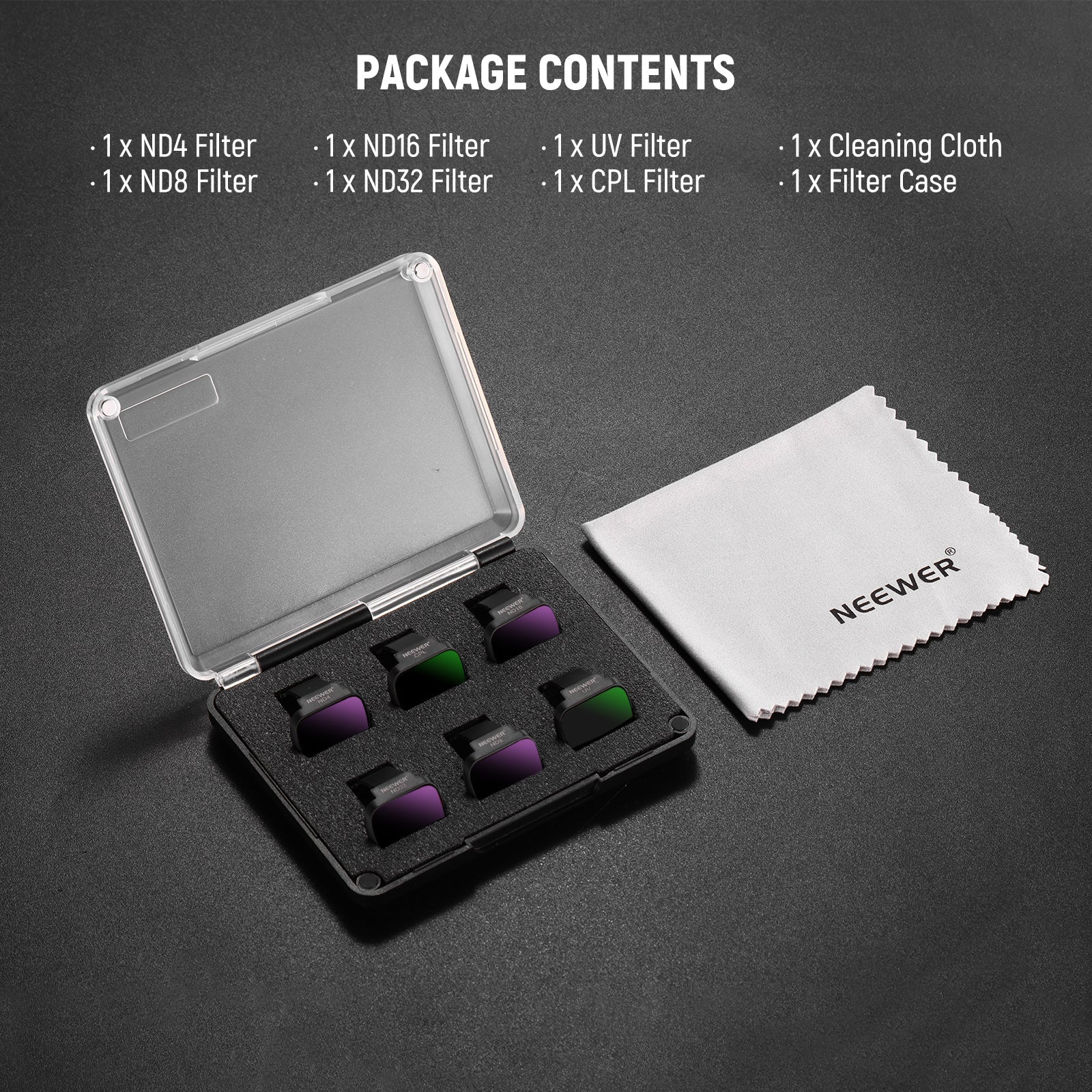 NEEWER ND/CPL/UV Filters Set For DJI Mini 4K/2/Mavic/SE/2 SE - Image 16