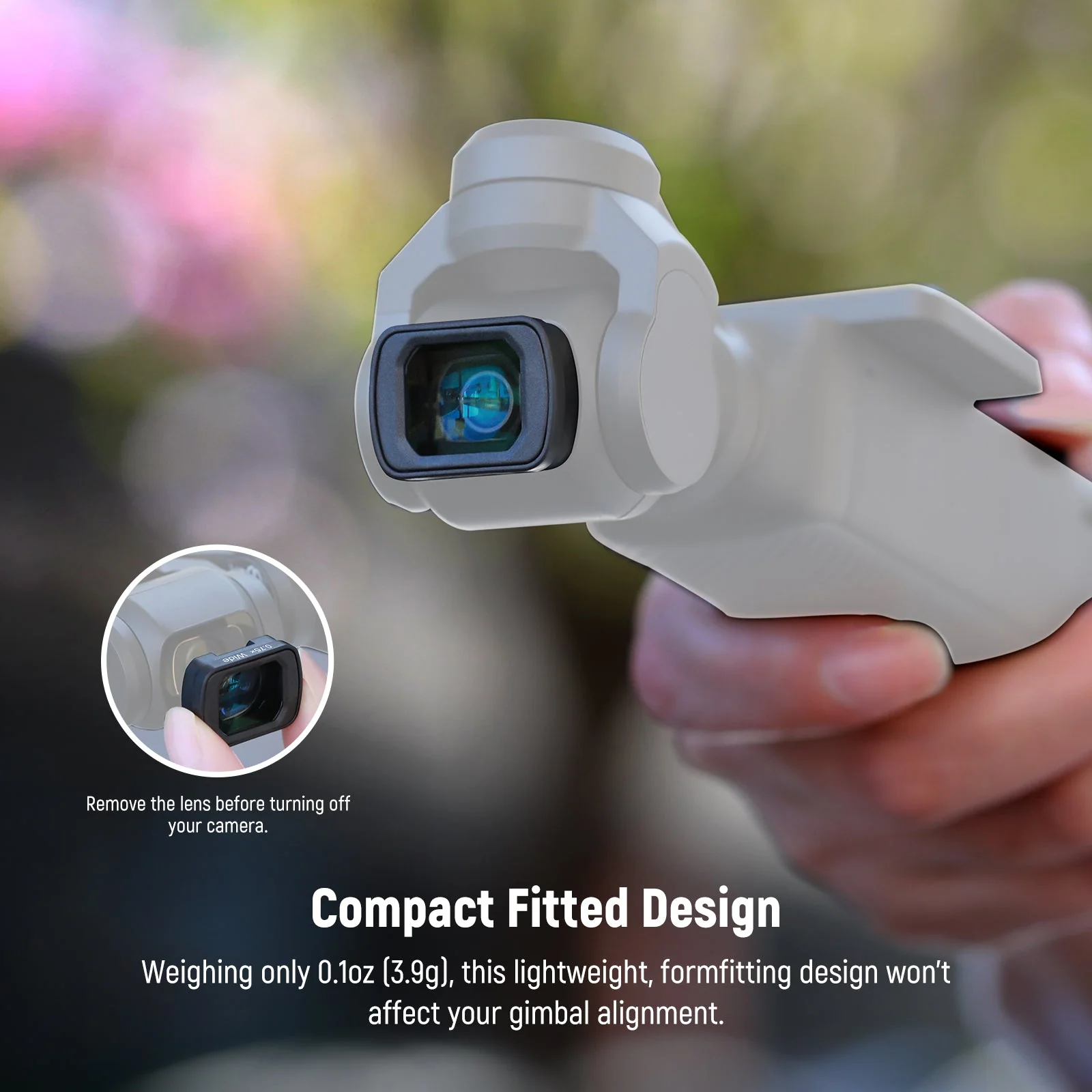 NEEWER FL-B34 0.75X Wide Angle & 2X Macro Lens Set for Pocket 3 / Pocket 4 - Image 7
