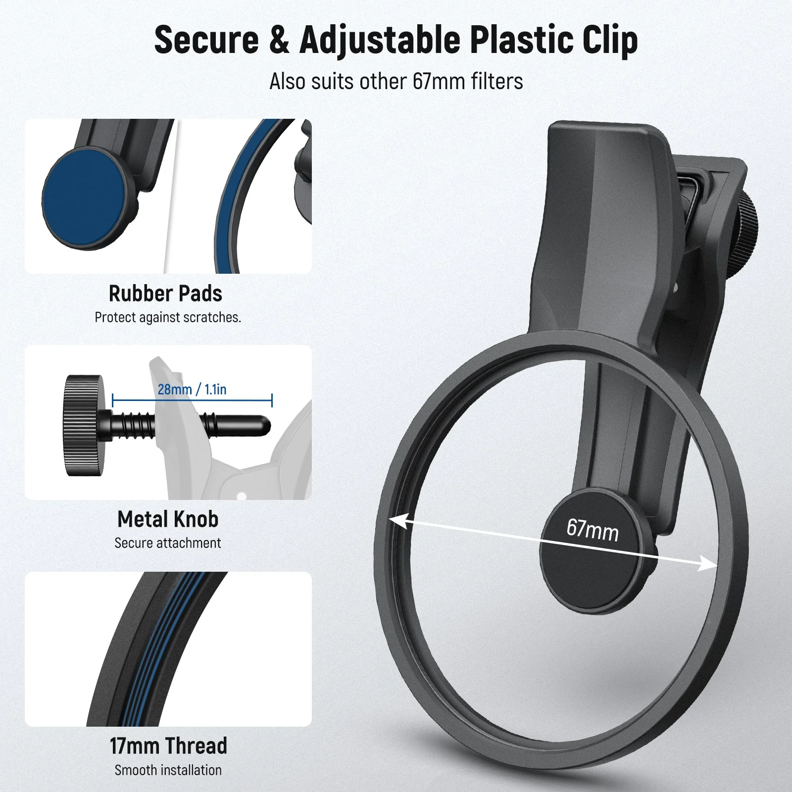 NEEWER FL-B37/FL-B38 67mm Filter Set For Smartphone - Image 16