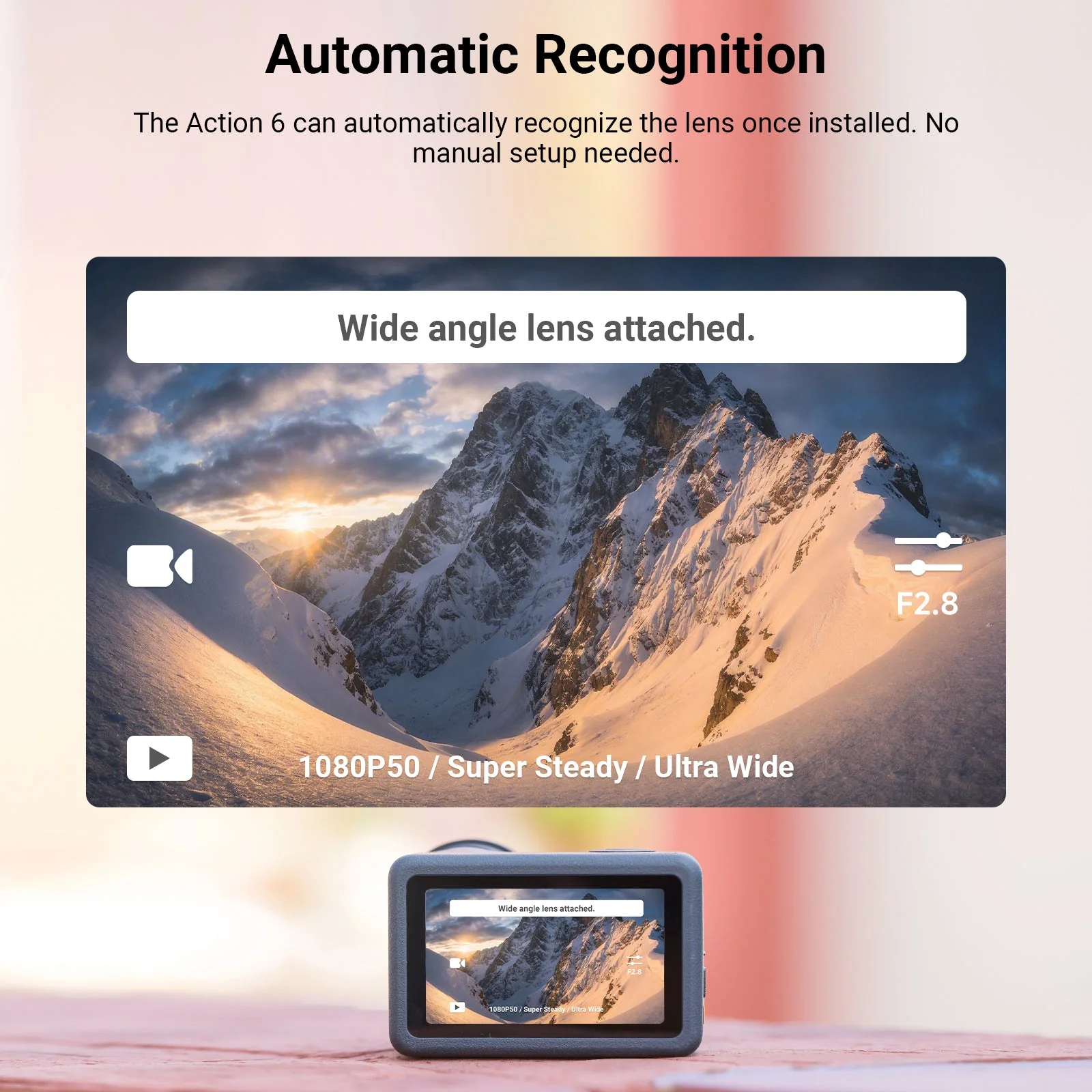 NEEWER FL-B52 185° FOV Wide Angle Lens Compatible with DJI Osmo Action 6 - Image 3