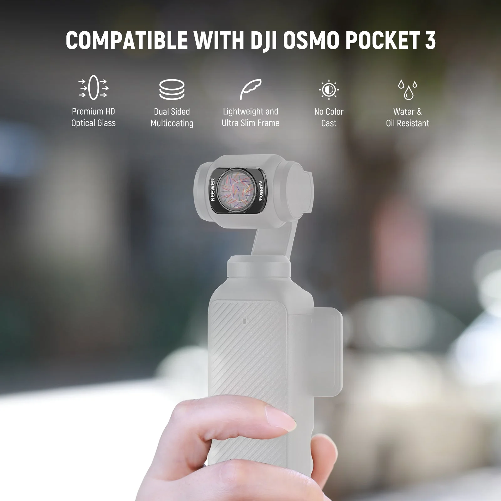 NEEWER Cinematic Effect Filter For DJI Osmo Pocket 3 / Pocket 4 - Image 11