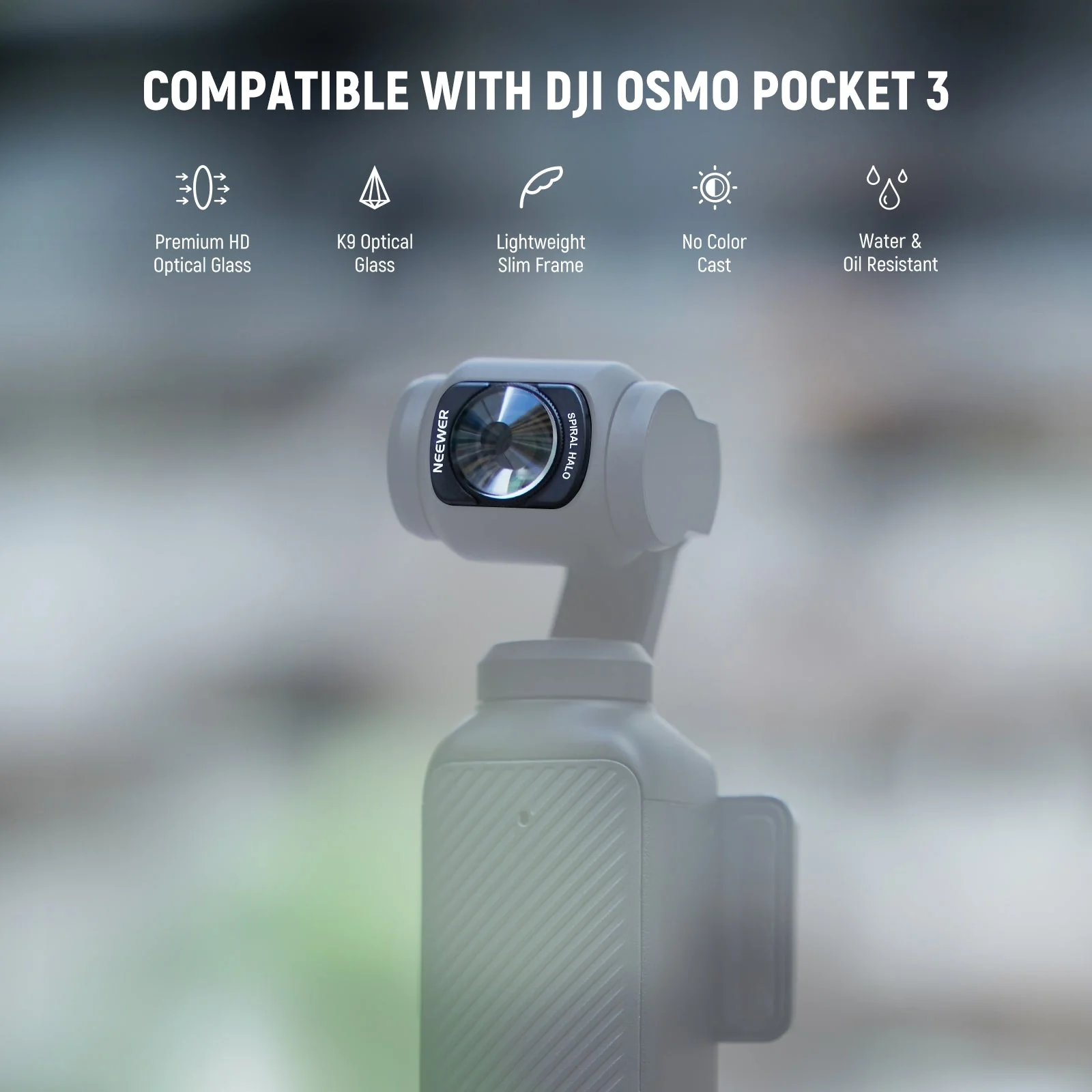 NEEWER Cinematic Effect Filter For DJI Osmo Pocket 3 / Pocket 4 - Image 2