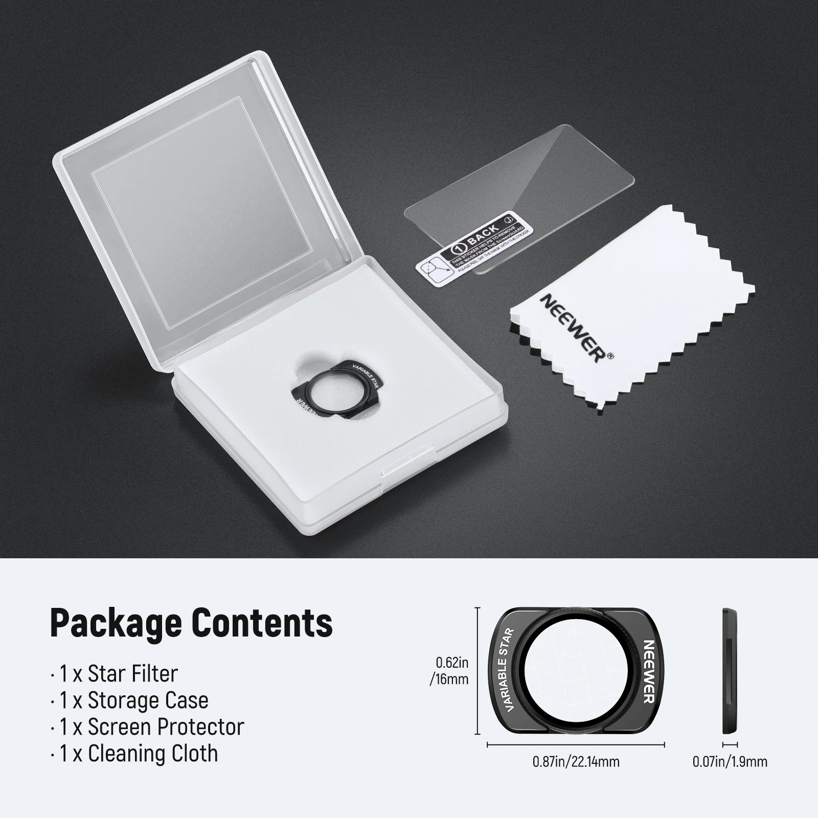 NEEWER Cinematic Effect Filter For DJI Osmo Pocket 3 / Pocket 4 - Image 34