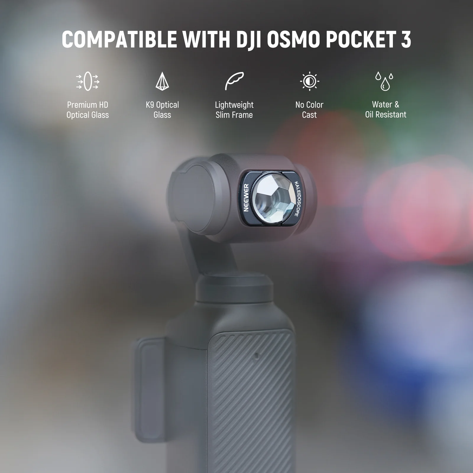 NEEWER Cinematic Effect Filter For DJI Osmo Pocket 3 / Pocket 4 - Image 36