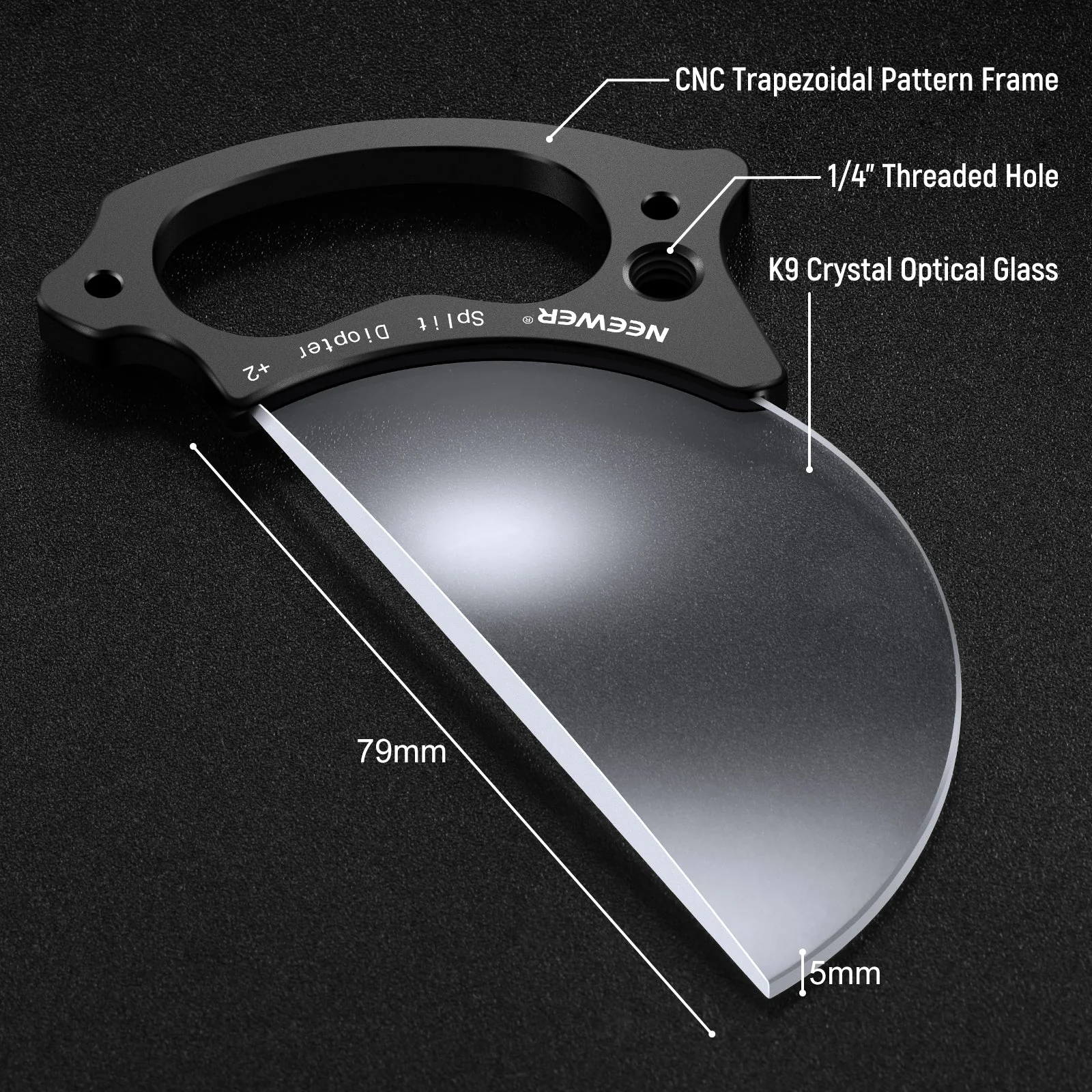 NEEWER FL-E5 79mm Split Diopter Effect Filter - Image 8