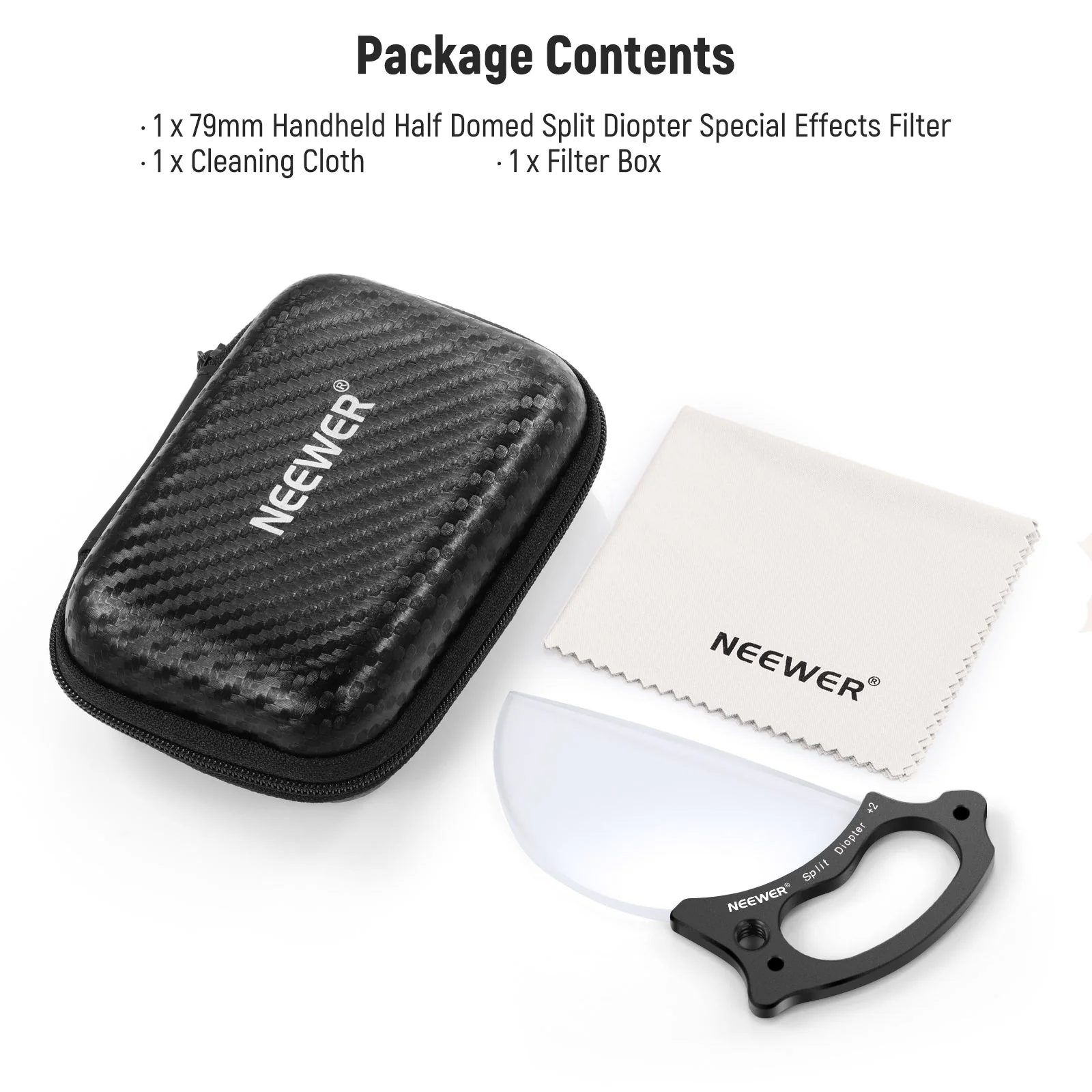 NEEWER FL-E5 79mm Split Diopter Effect Filter - Image 9