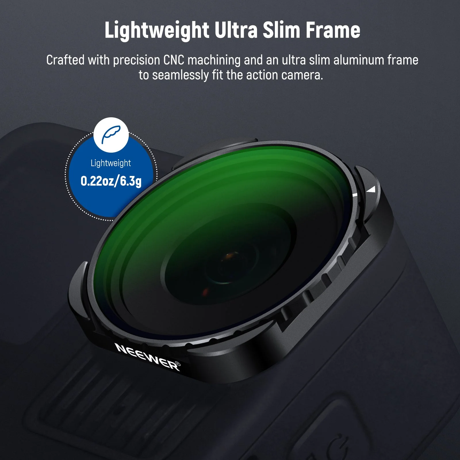 NEEWER FL-GP23 Rotating CPL Filter For GoPro Hero 13 12 11 10 9 - Image 6