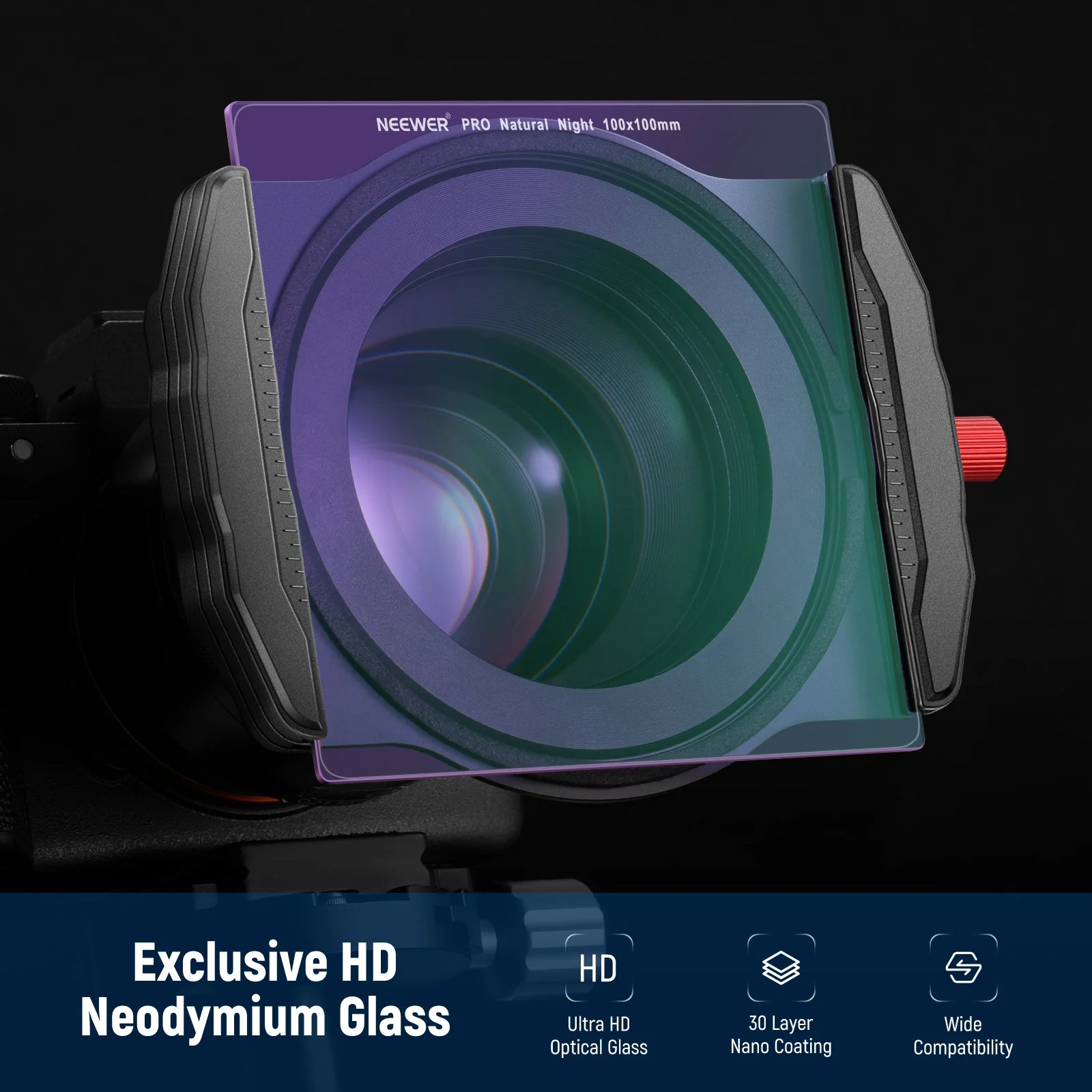 NEEWER FL-SQ6 100 x 100mm Natural Night Square Filter - Image 3