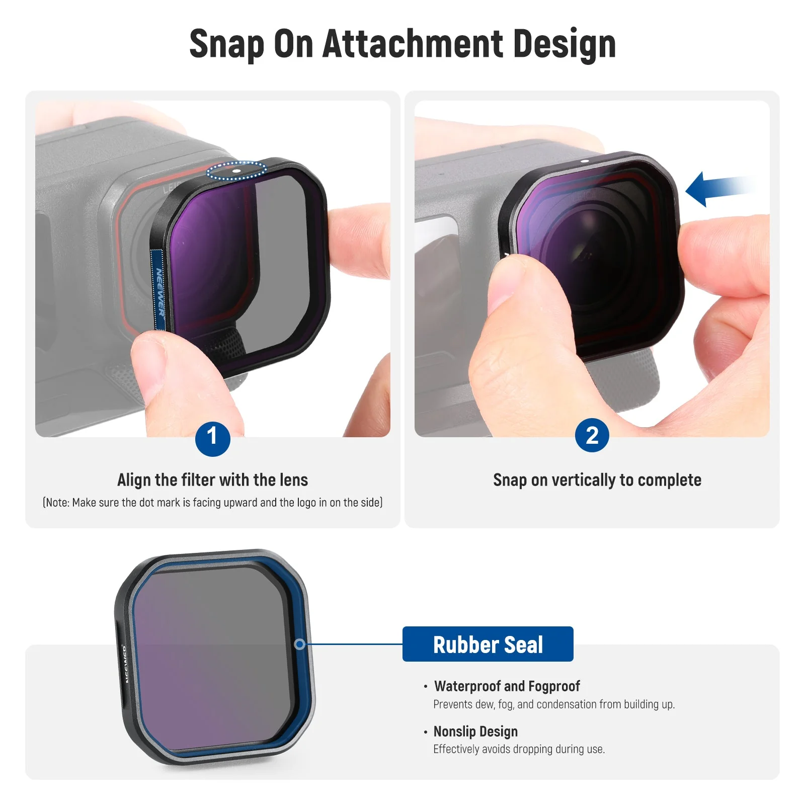 NEEWER PL/ND Filter Set Compatible with Insta360 Ace Pro 2 - Image 10