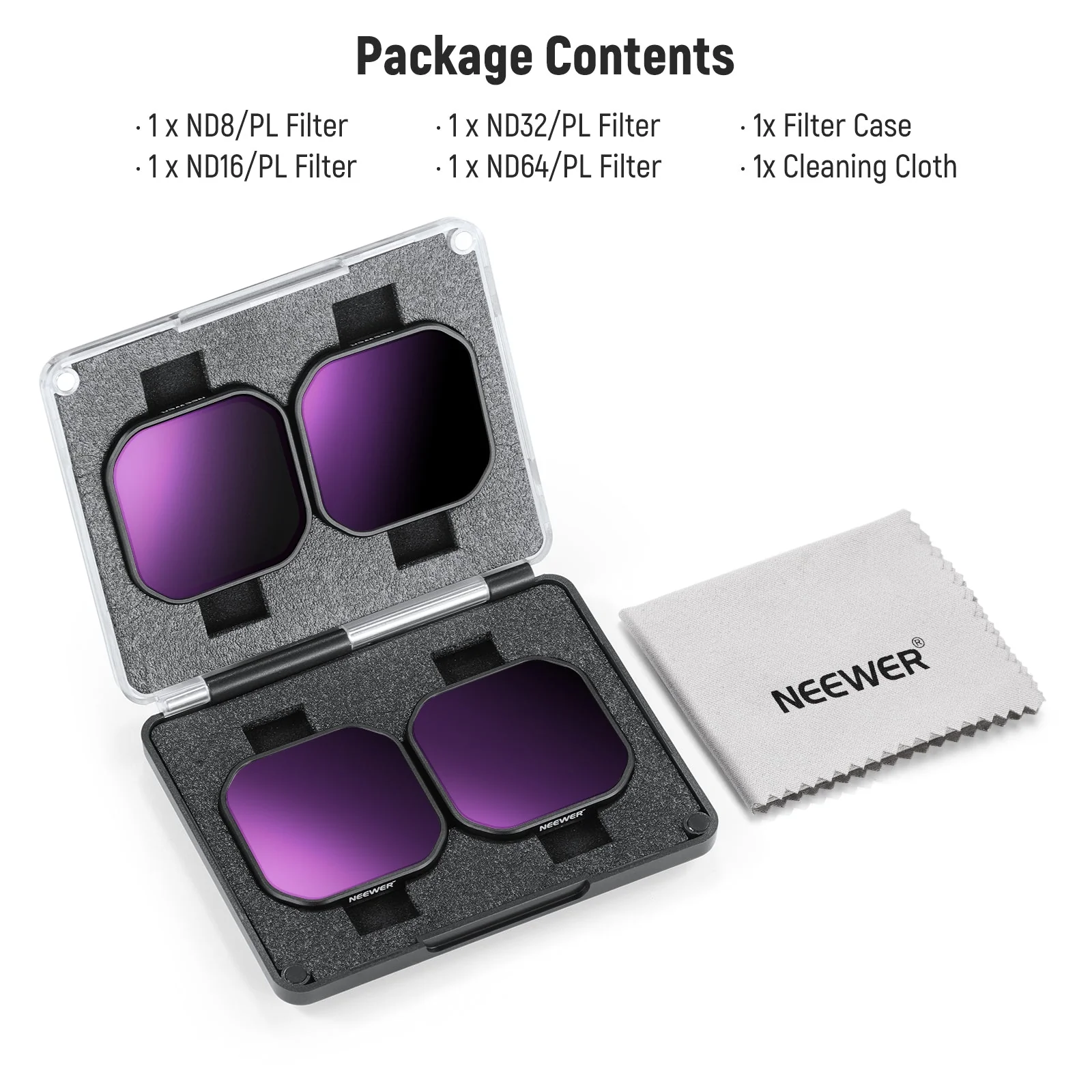 NEEWER PL/ND Filter Set Compatible with Insta360 Ace Pro 2 - Image 11