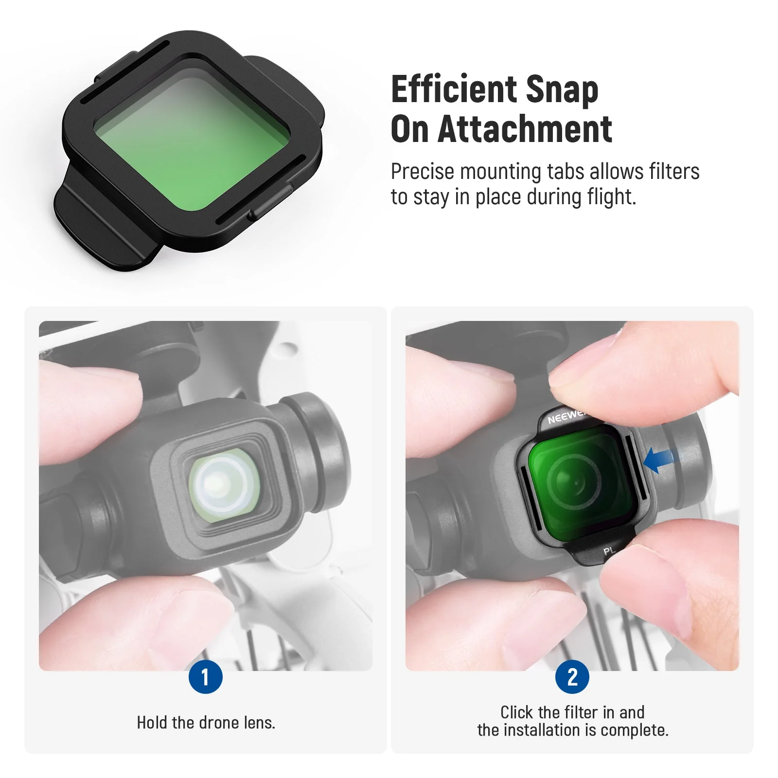 NEEWER FLN38 CPL Filter for DJI Flip / Lito X1 Drone - Image 8