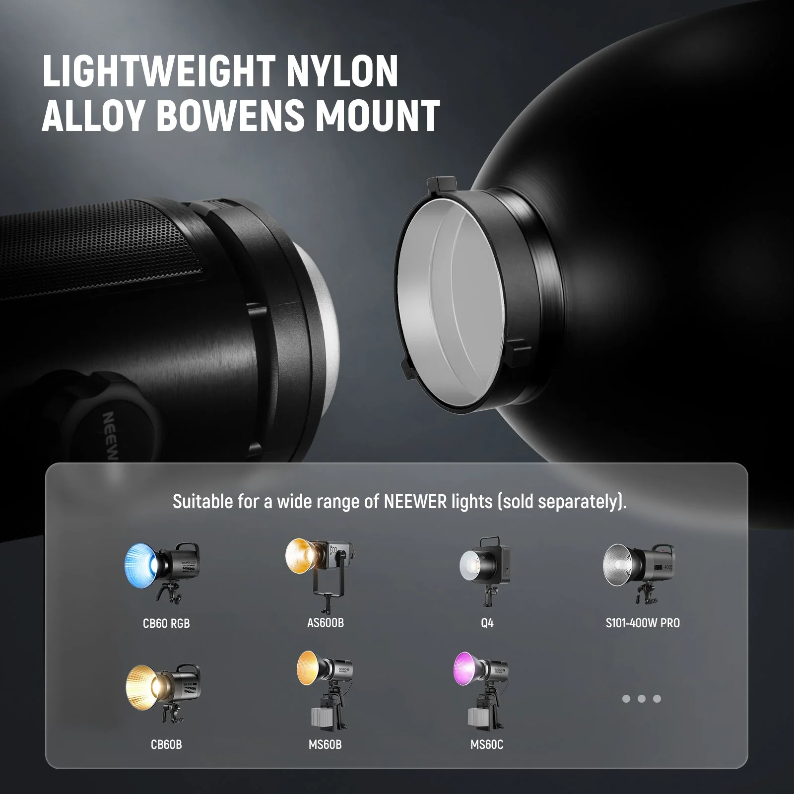 NEEWER FR18/FR30 Bowens Mount Reflector Set - Image 4