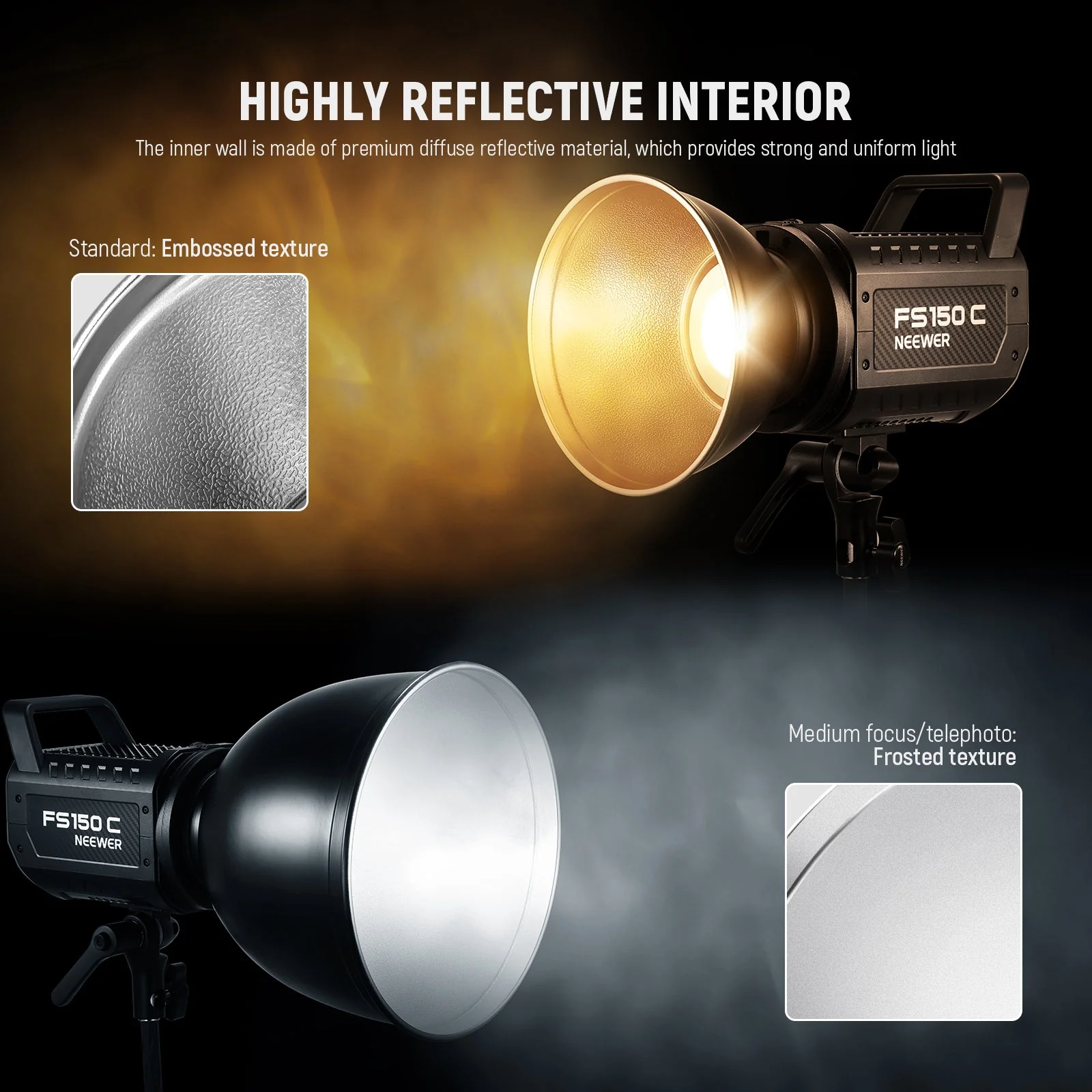NEEWER FR18/FR30 Bowens Mount Reflector Set - Image 5