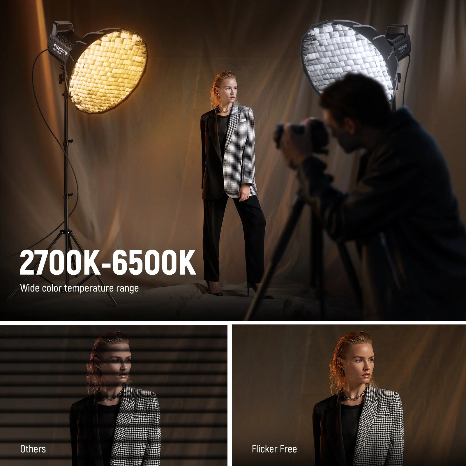 NEEWER FS230B 230W Bi-Color COB LED Video Light - Image 4