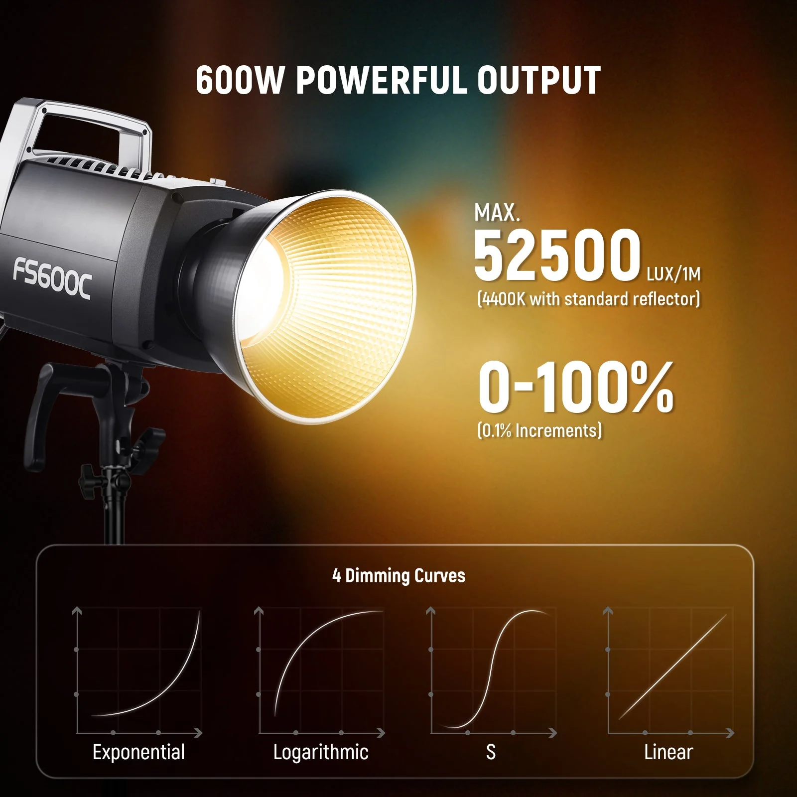 NEEWER FS600C 600W RGB COB LED Video Light - Image 2