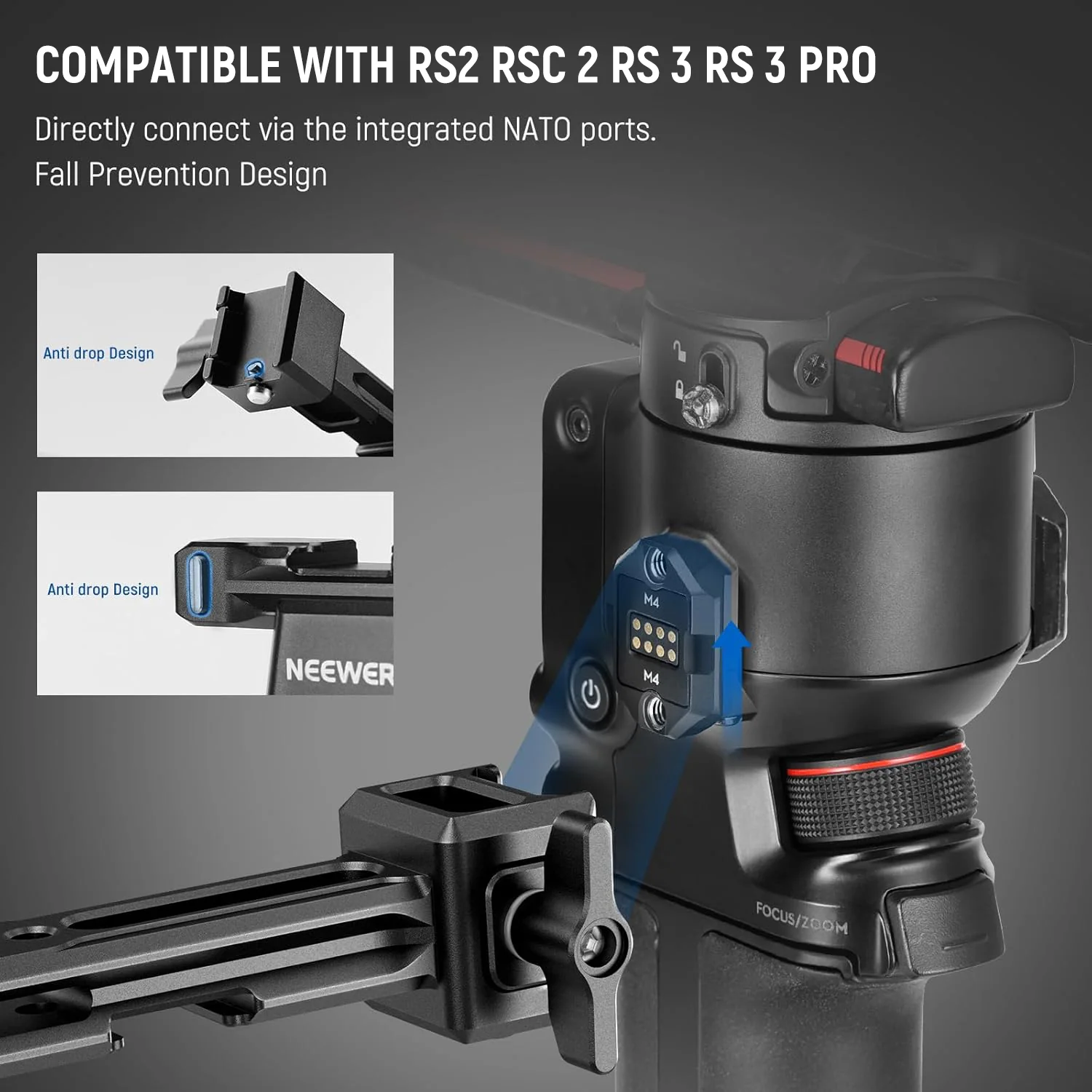NEEWER GA006 Dual Handgrip for DJI Gimbals - Image 3