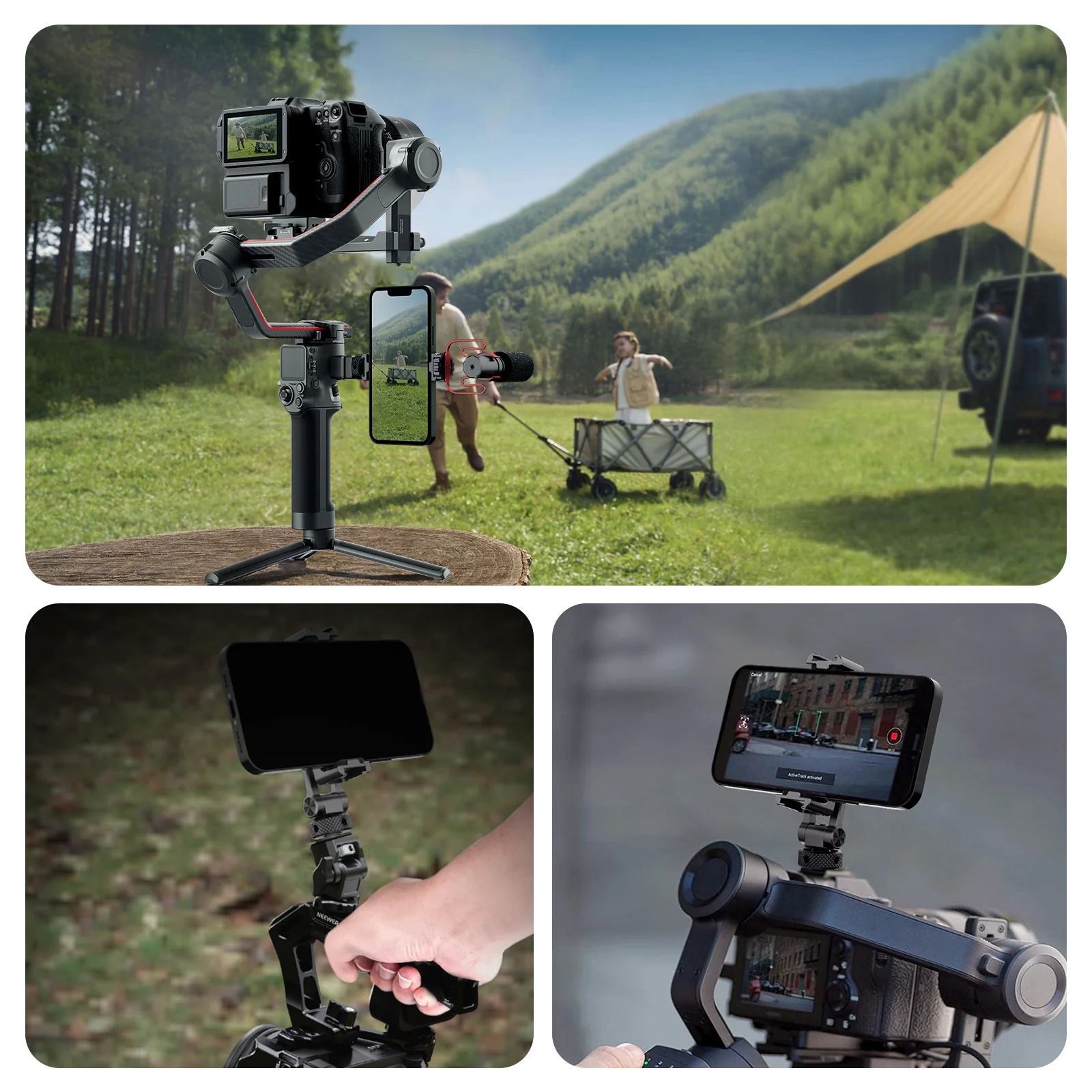 NEEWER GA010 Universal Phone Holder Tripod Mount - Image 15