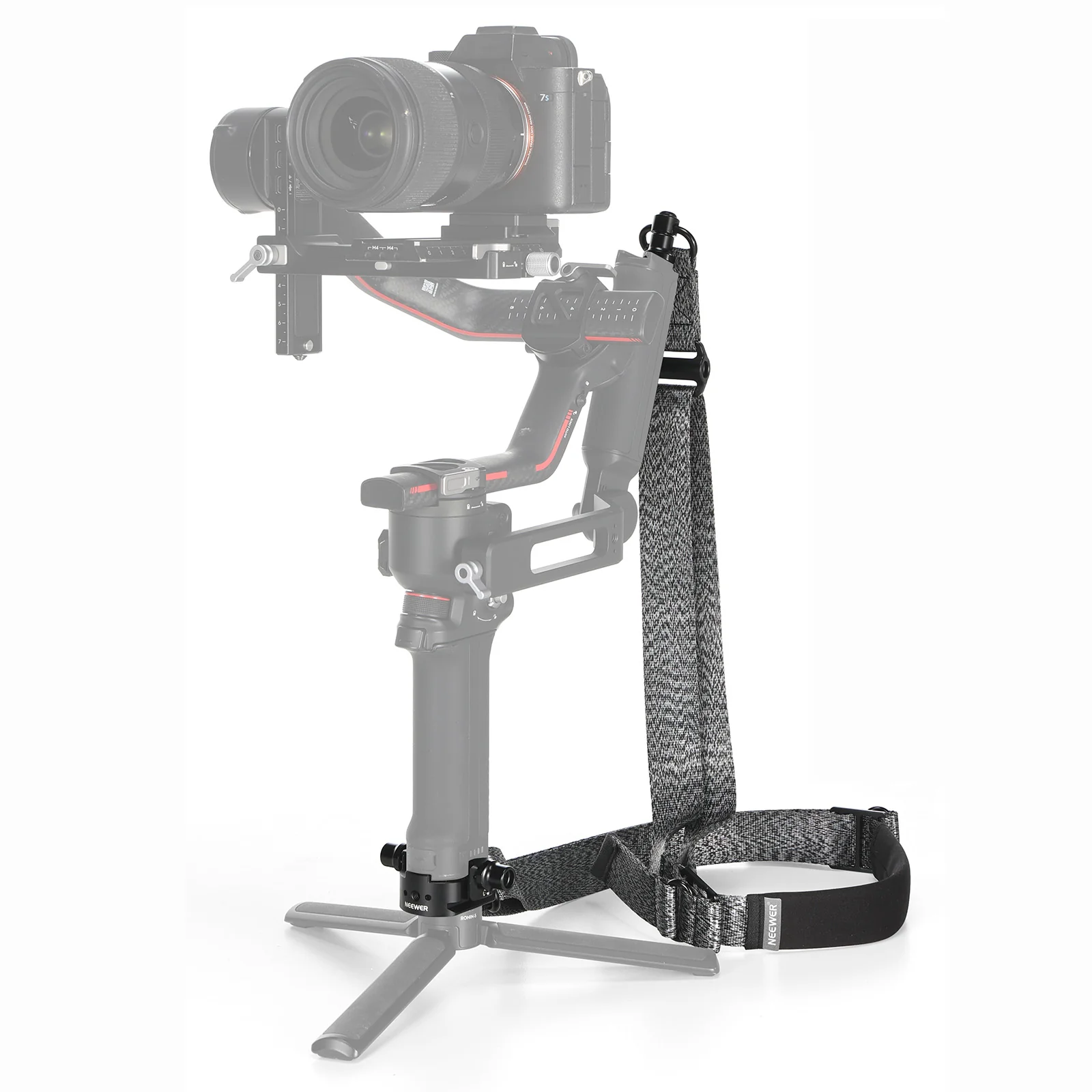 NEEWER GA016 Gimbal Shoulder Strap for DJI Sling Handle RS5 RS4 RS4 Pro RS3 RS3 Pro - Image 10
