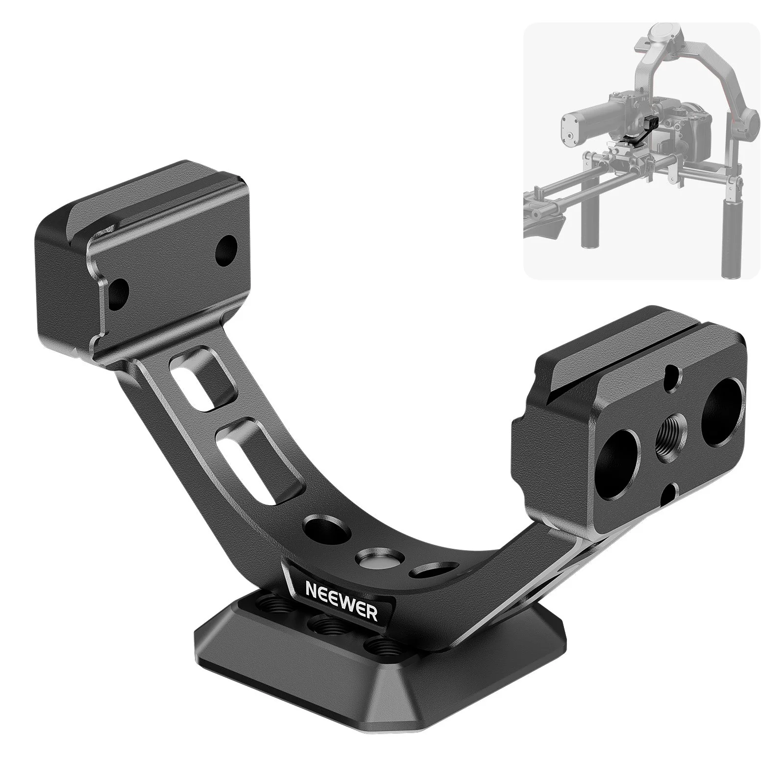 NEEWER GA030/GA030P Arca Type NATO Mount Adapter For DJI RS3/Pro RS4/Pro - Image 9