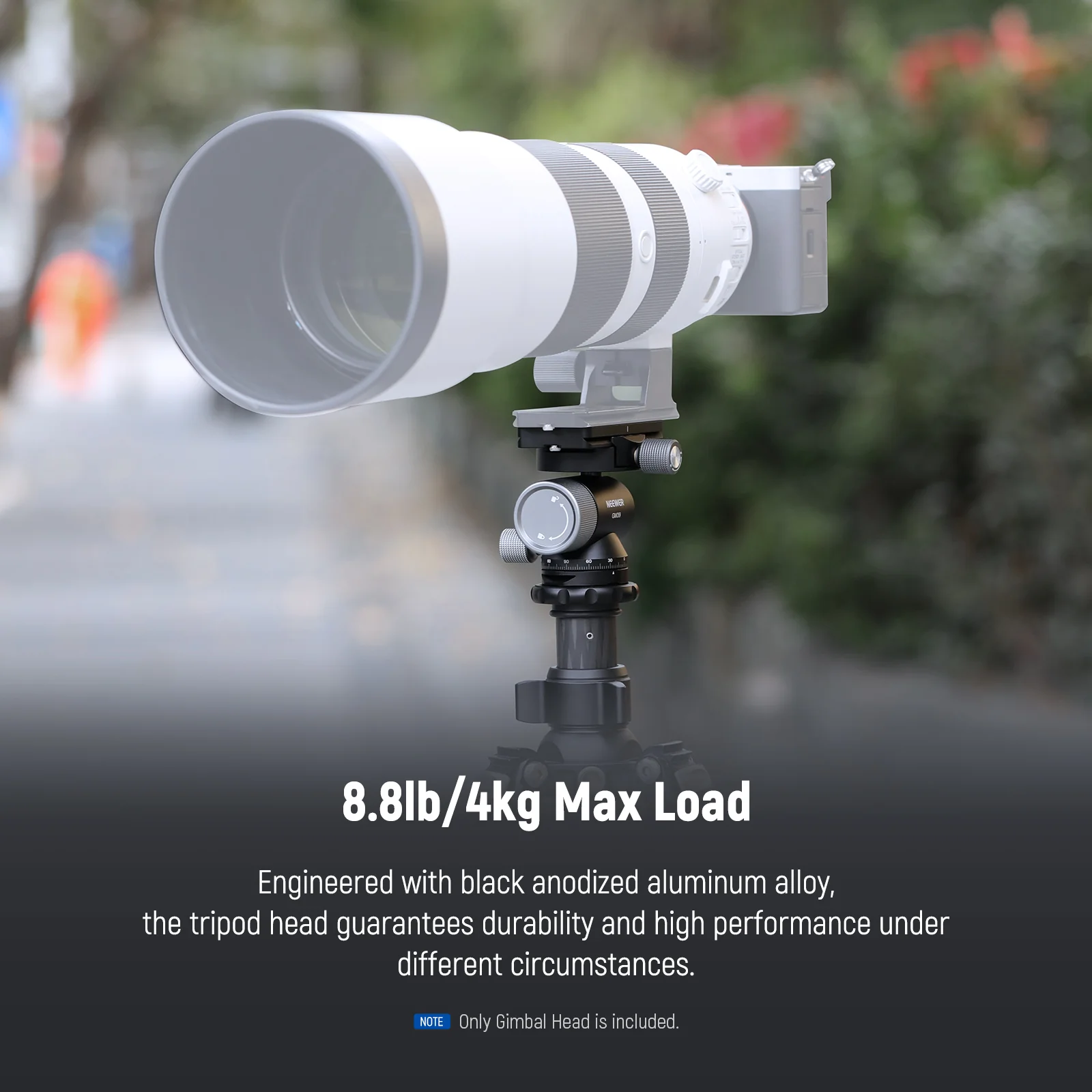 NEEWER GM39 Gimbal Tripod Head - Image 6