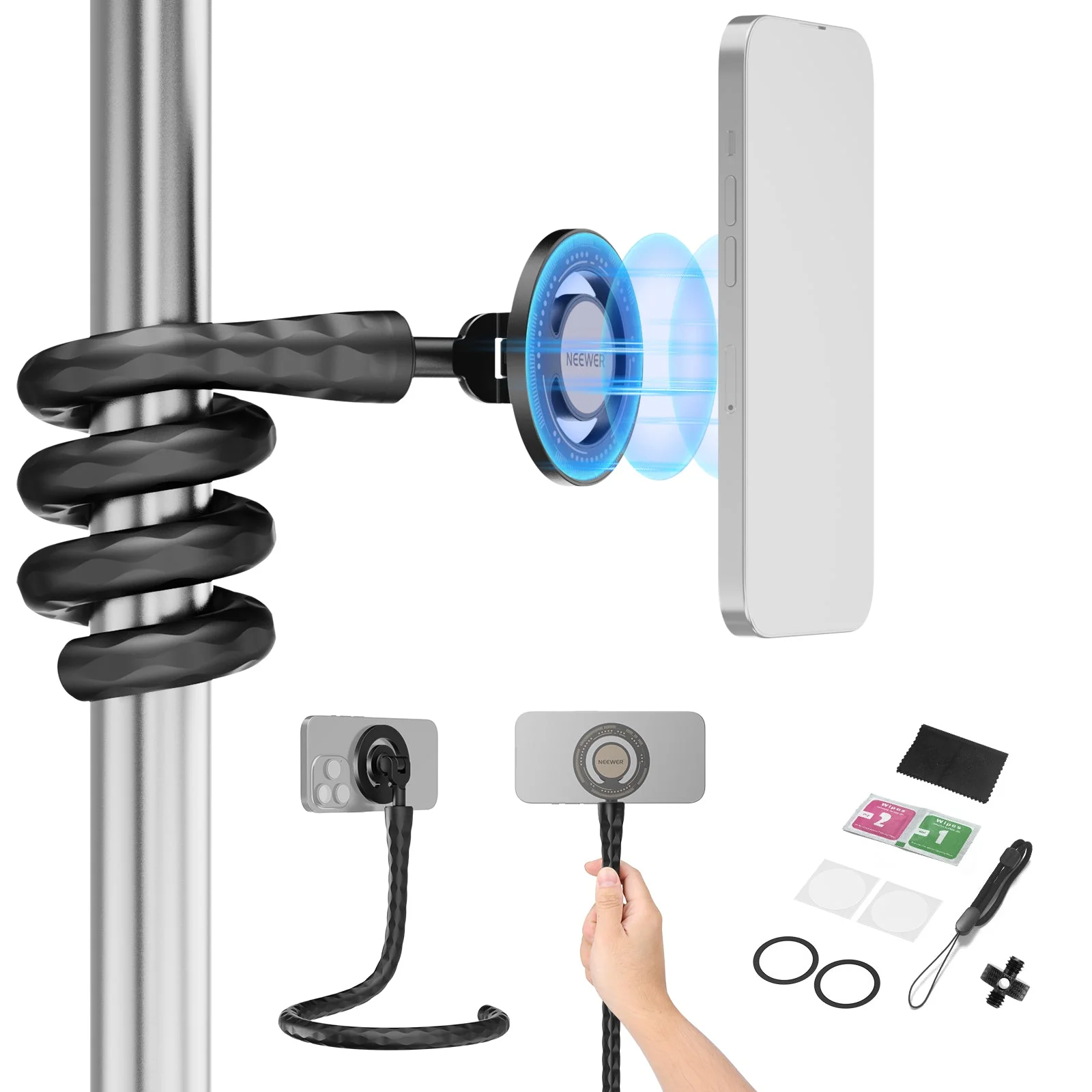 NEEWER GP-19 Flexible Magnetic Phone Holder - Image 2